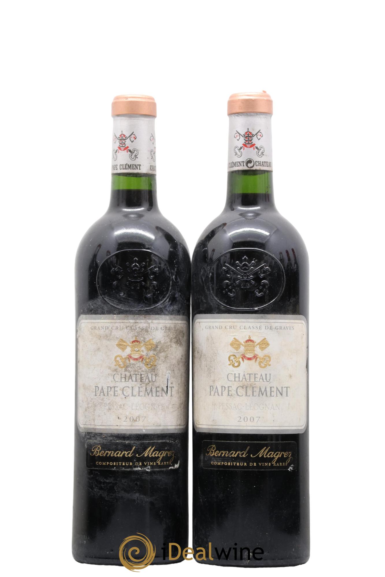 Château Pape Clément Cru Classé de Graves 2007 - Lotto di 2 bottiglie - 0