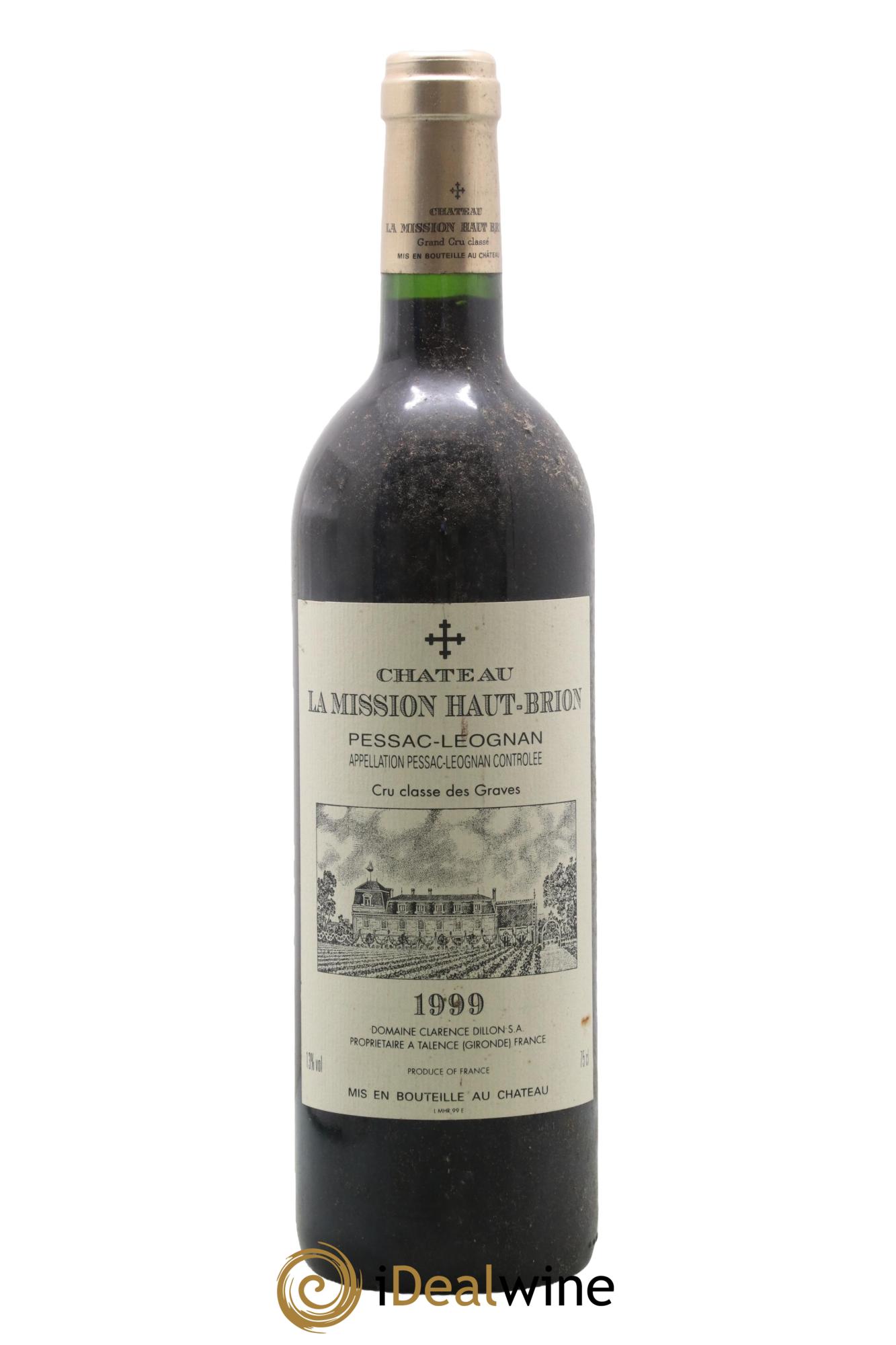 Château la Mission Haut-Brion Cru Classé de Graves 1999 - Lot de 1 bouteille - 0