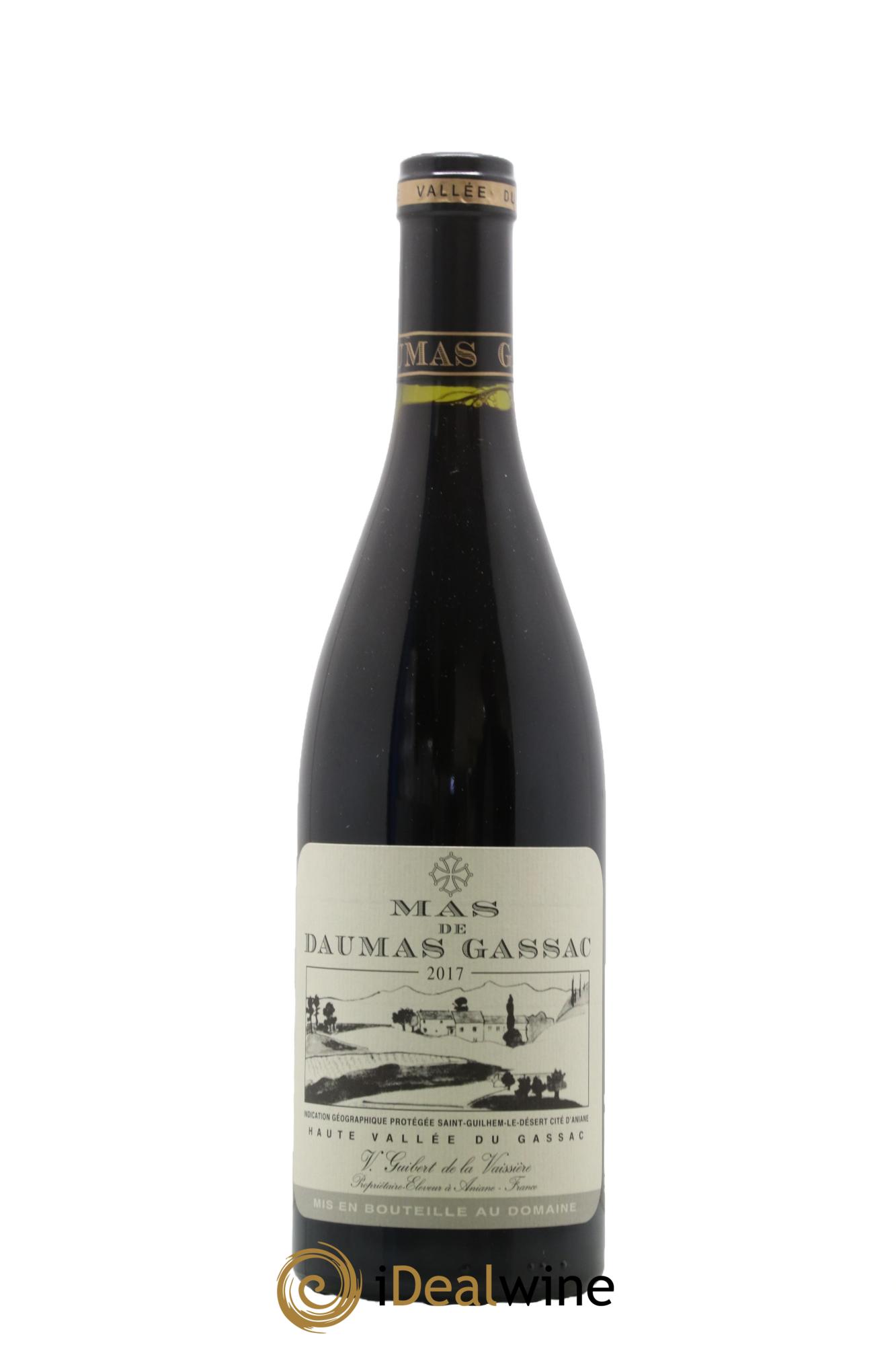 IGP St Guilhem-le-Désert - Cité d'Aniane Mas Daumas Gassac Famille Guibert de La Vaissière 2017 - Posten von 1 Flasche - 0