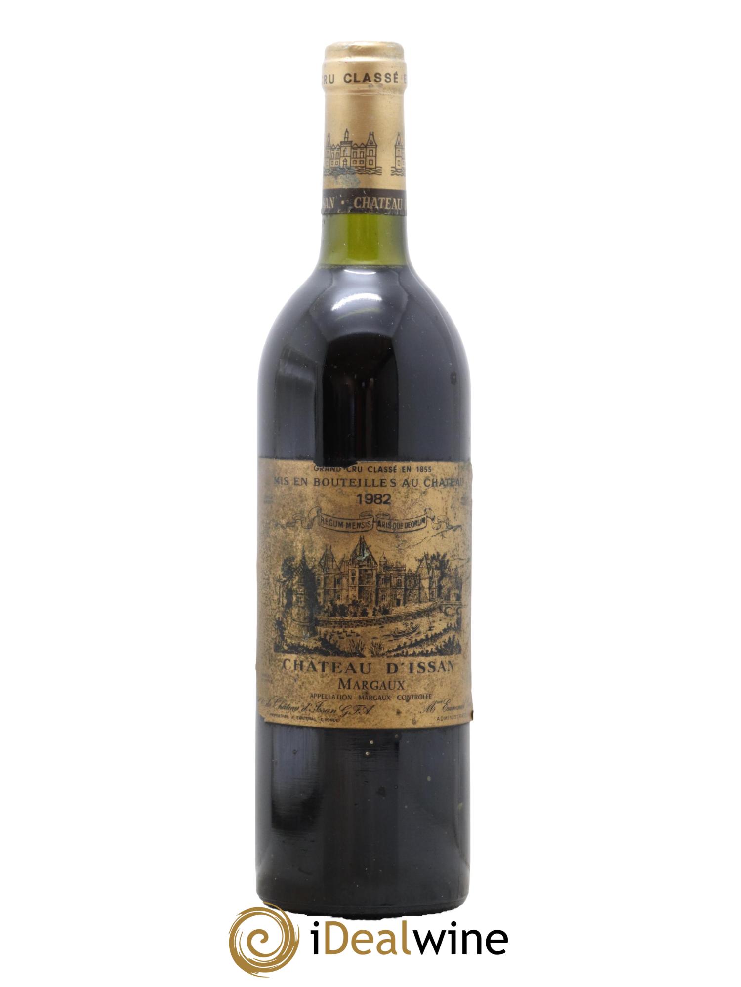 Château d'Issan 3ème Grand Cru Classé 1982 - Lot de 1 bouteille - 0