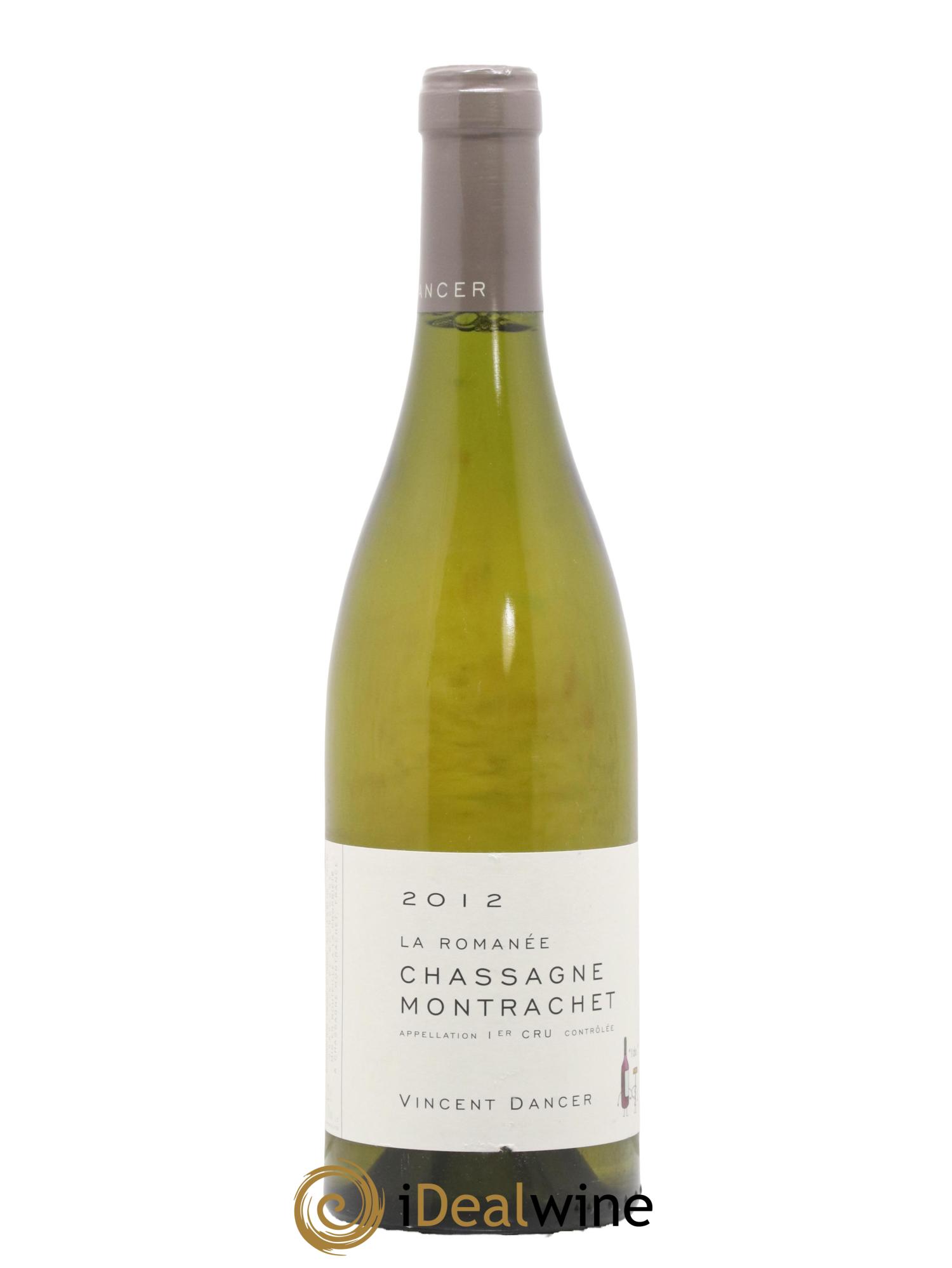 Chassagne-Montrachet 1er Cru La Romanée Vincent Dancer 2012 - Lot de 1 bouteille - 0