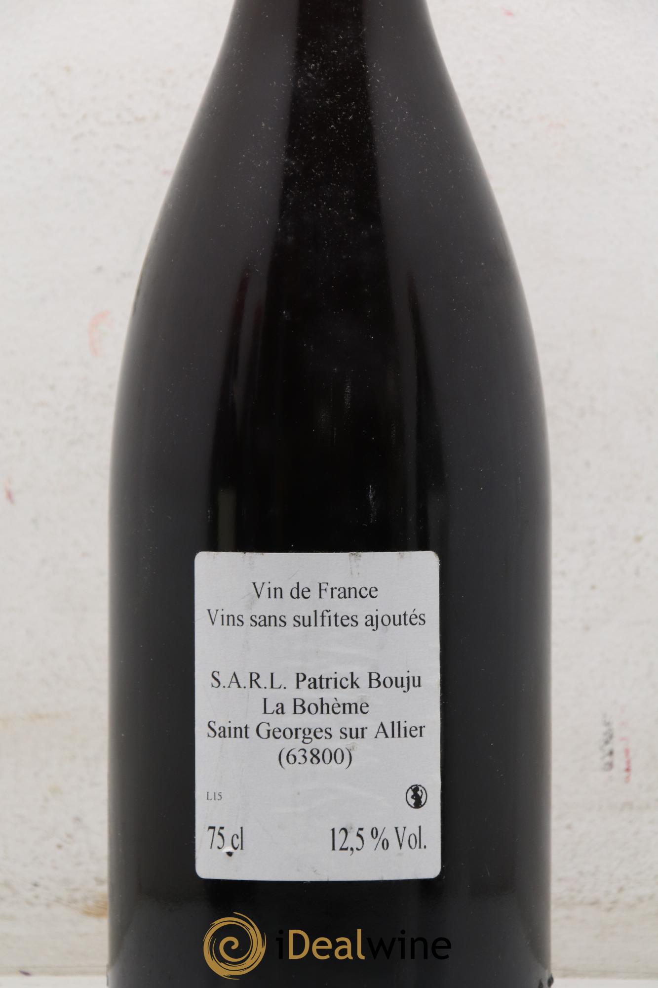 Vin de France La Bohème Patrick Bouju - La Bohème 2015 - Posten von 1 Flasche - 2