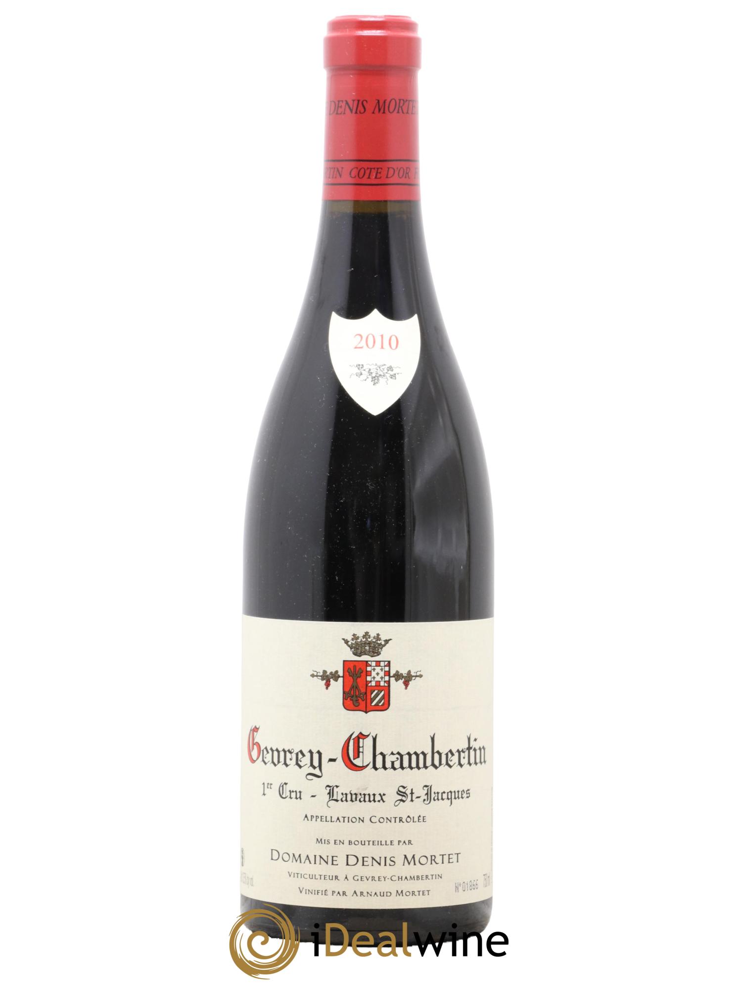 Gevrey-Chambertin 1er Cru Lavaux Saint Jacques Denis Mortet (Domaine) 2010 - Lot de 1 bouteille - 0