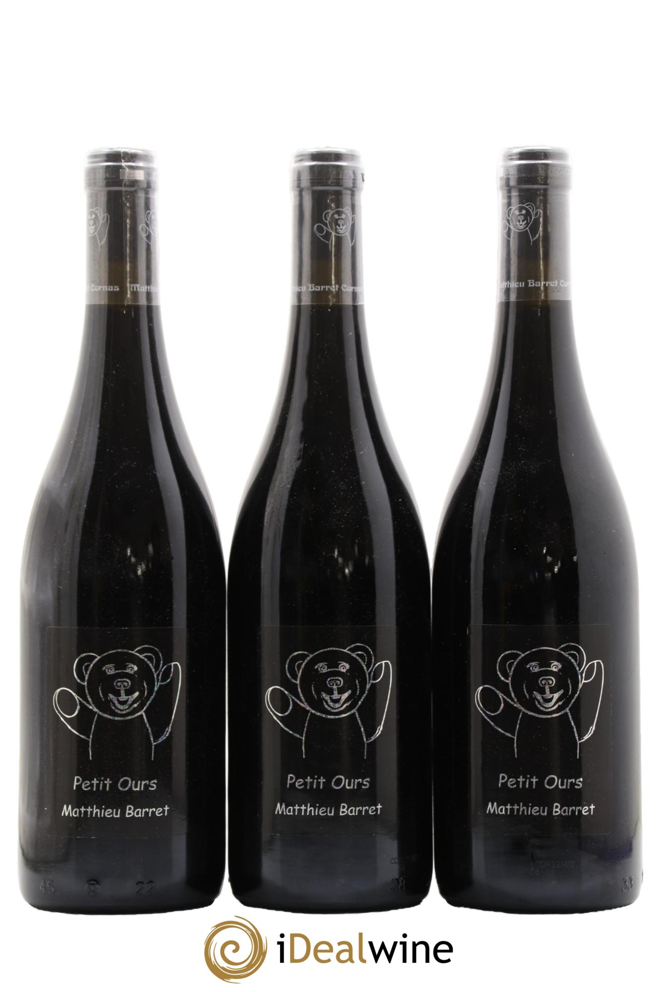 Côtes du Rhône Petit Ours Brun Coulet (Domaine du) - Matthieu Barret  2022 - Posten von 3 Flaschen - 0