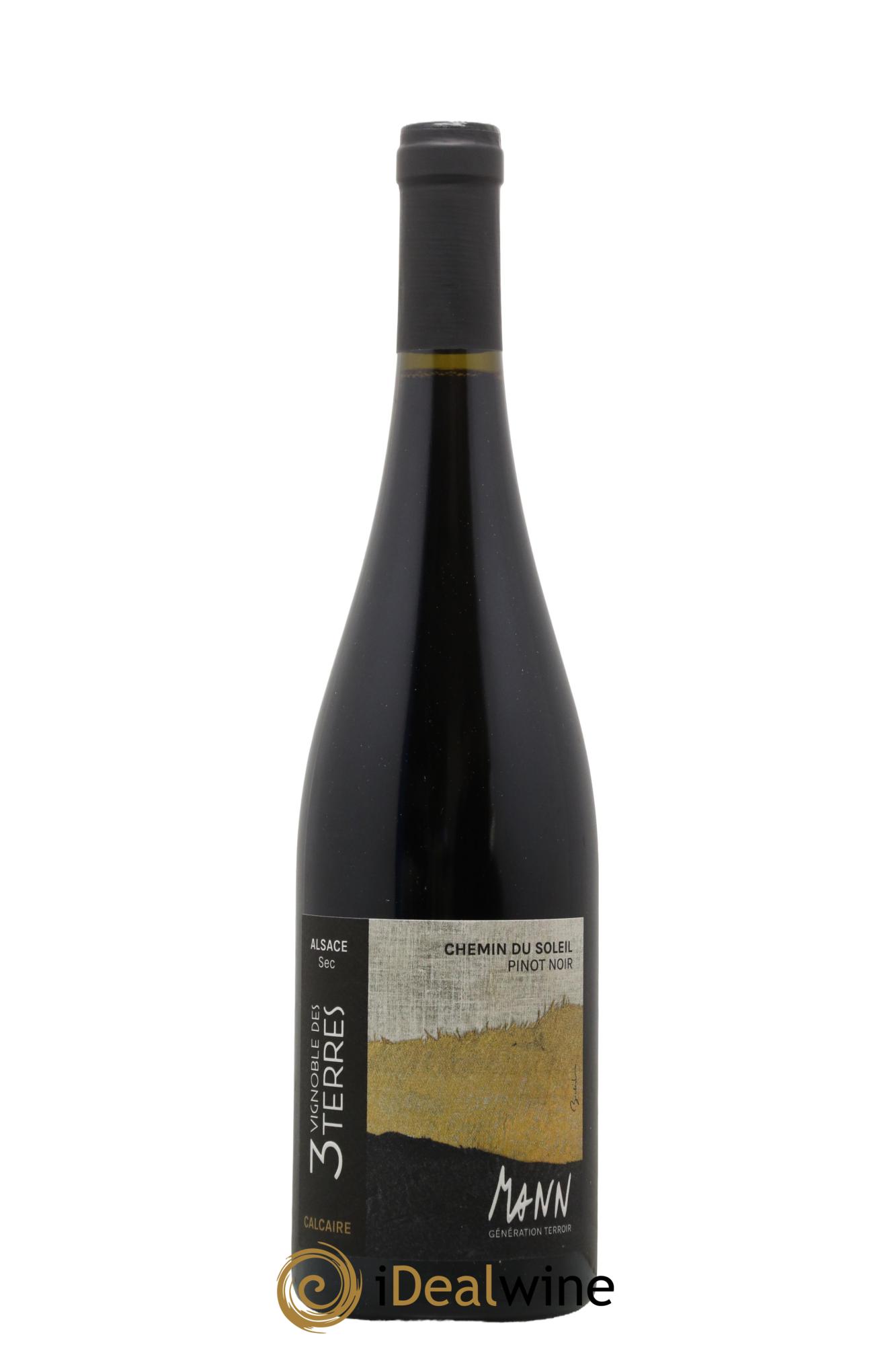 Alsace Pinot Noir Chemin du Soleil Vignoble des 3 Terres Domaine Mann 2020 - Posten von 1 Flasche - 0