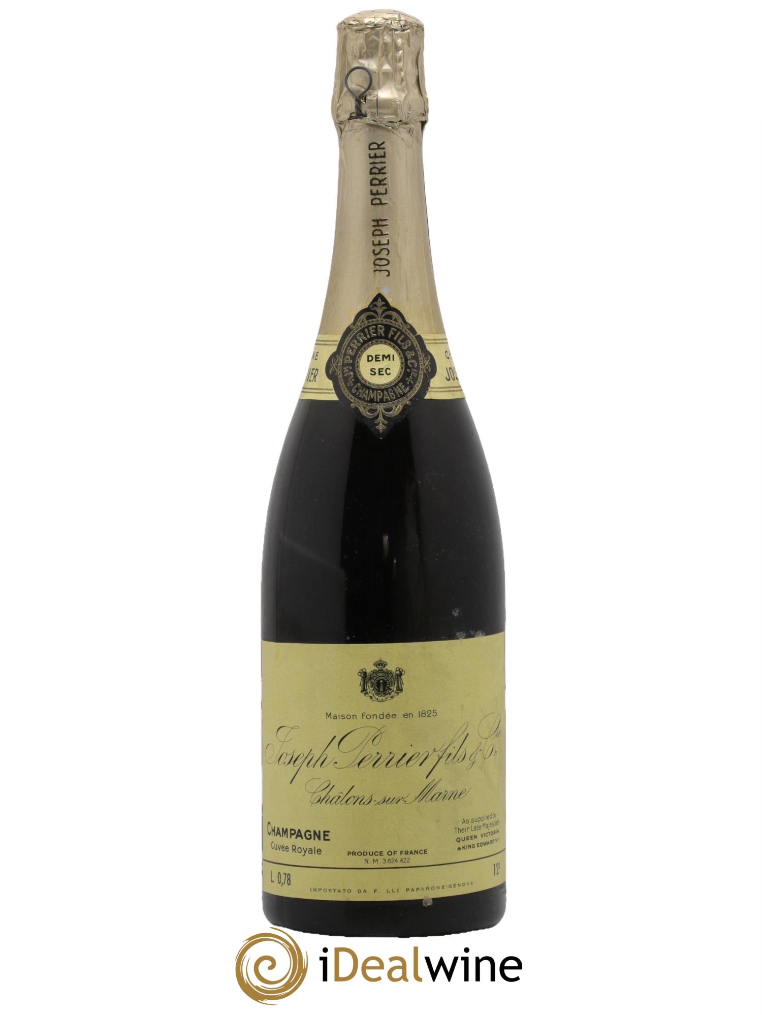 Champagne Cuvée Royale Demi Sec Perrier Joseph - Posten von 1 Flasche - 0