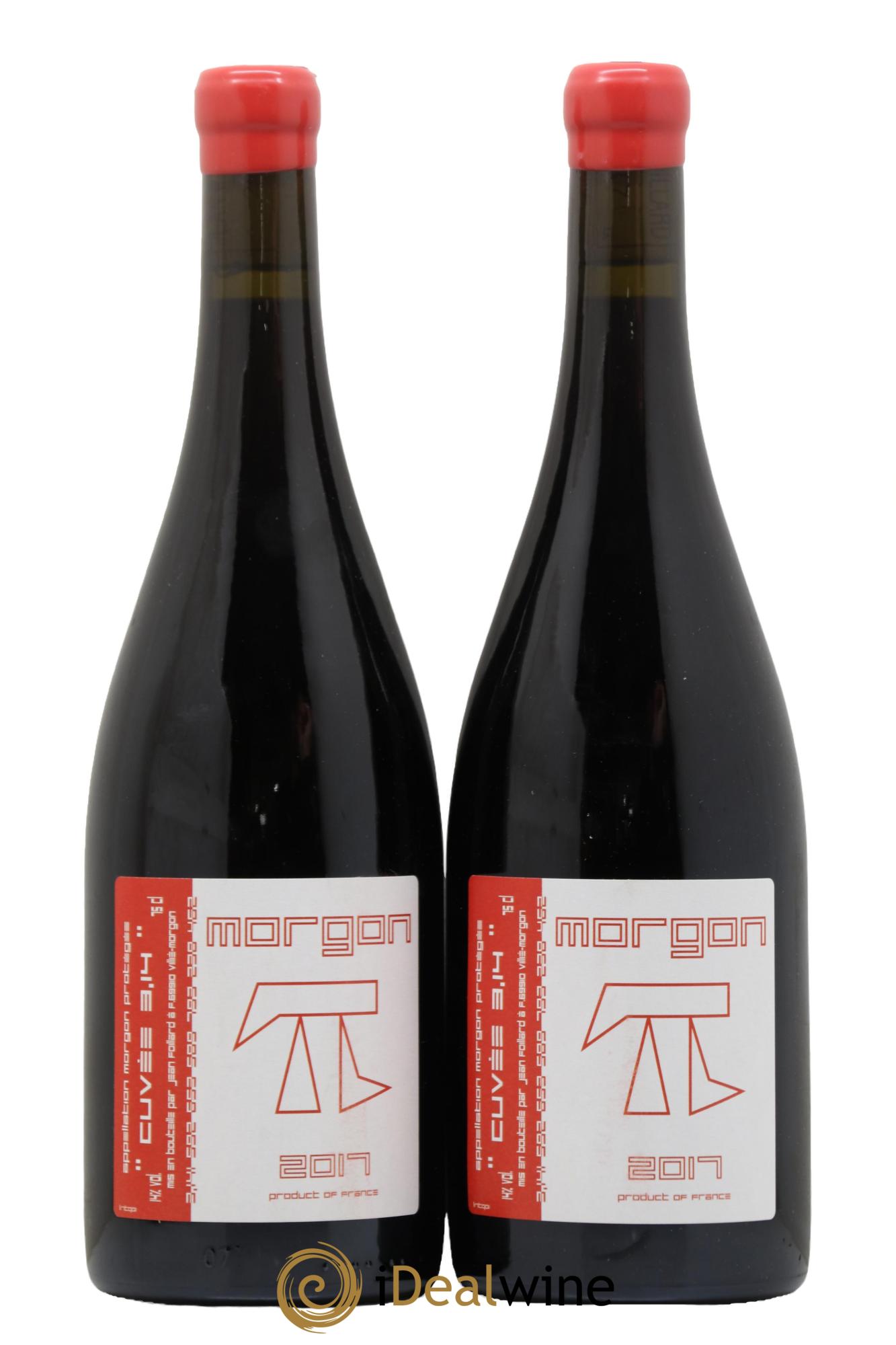 Morgon 3.14 Jean Foillard  2017 - Lot de 2 bouteilles - 0