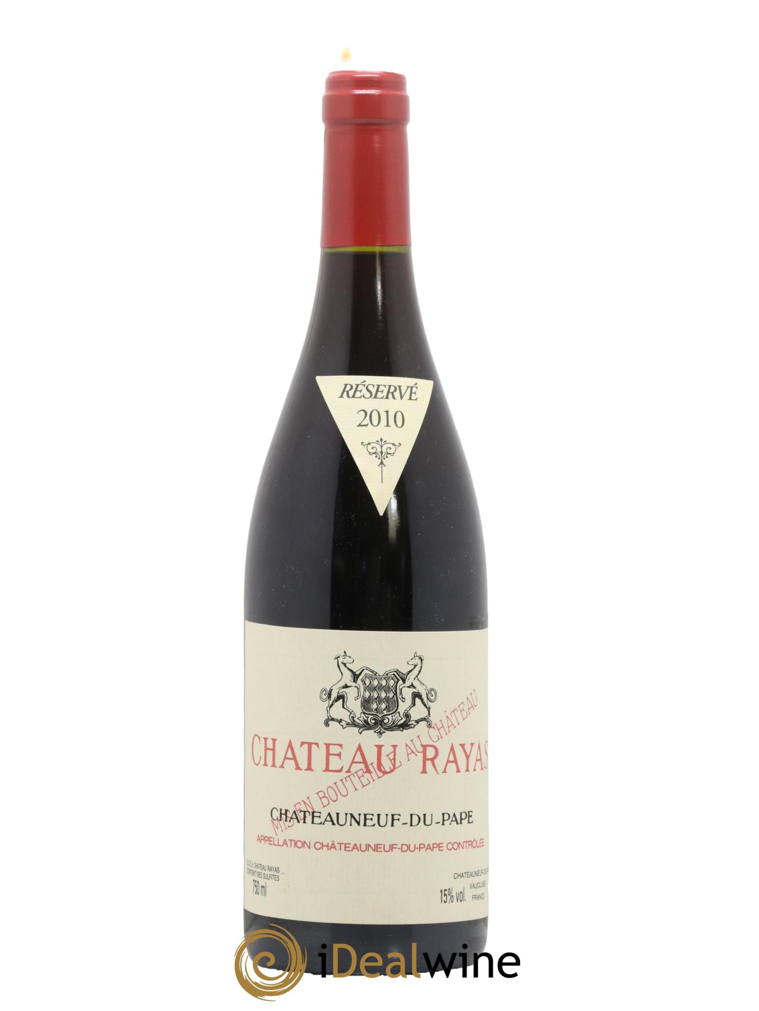 Châteauneuf-du-Pape Château Rayas Emmanuel Reynaud 2010 - Lot de 1 bouteille - 0