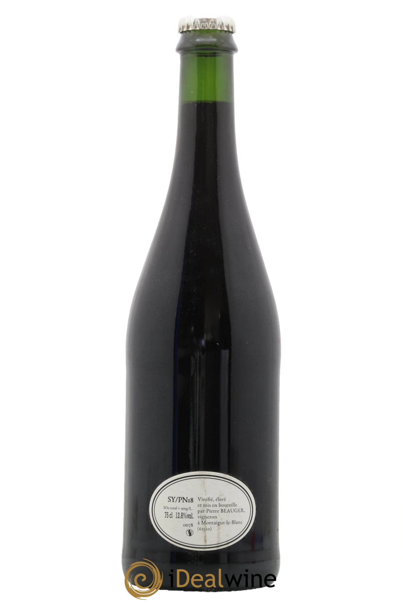 Vin de France Syrah Pinot noir Pierre Beauger 2018 - Lotto di 1 bottiglia - 0