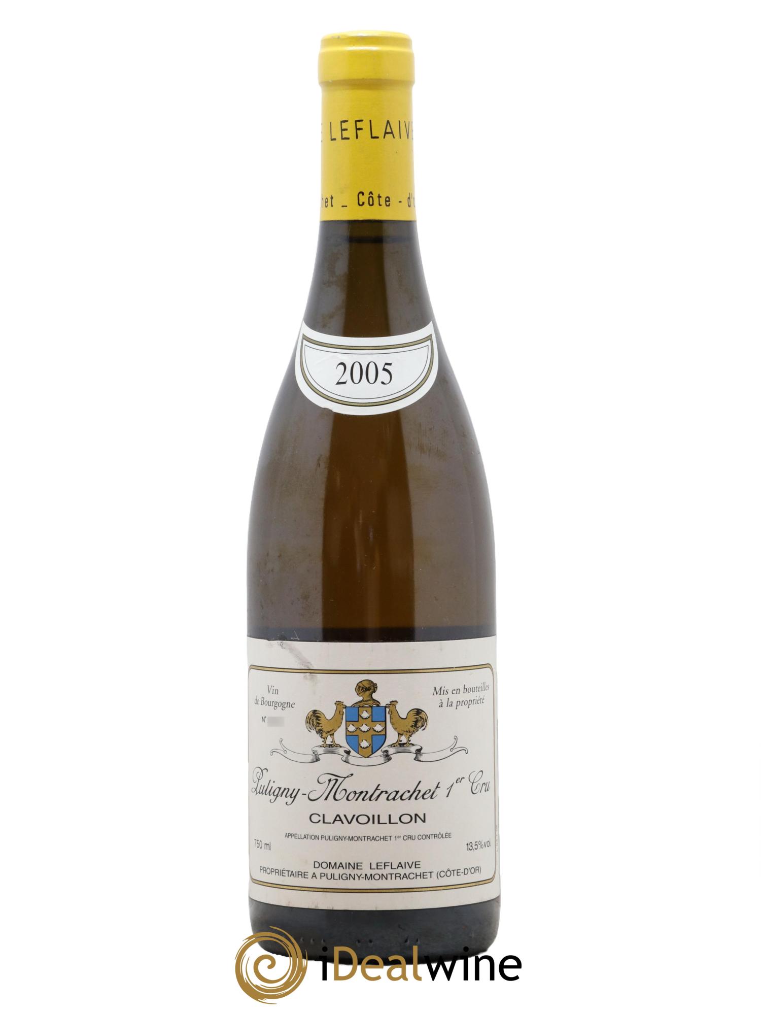 Puligny-Montrachet 1er Cru Clavoillon Leflaive (Domaine) 2005 - Lot of 1 bottle - 0