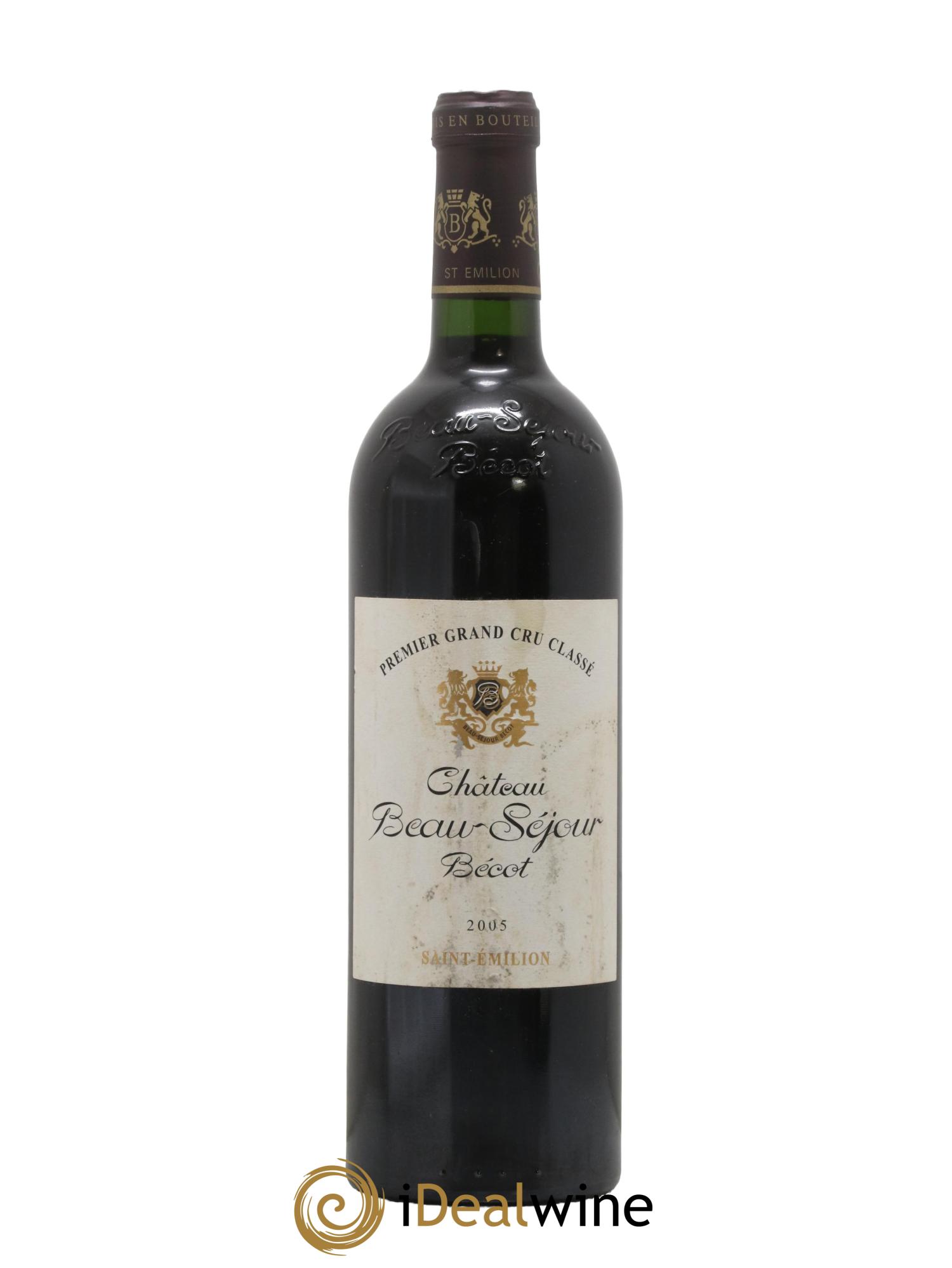 Château Beau-Séjour Bécot 1er Grand Cru Classé B 2005 - Lotto di 1 bottiglia - 0