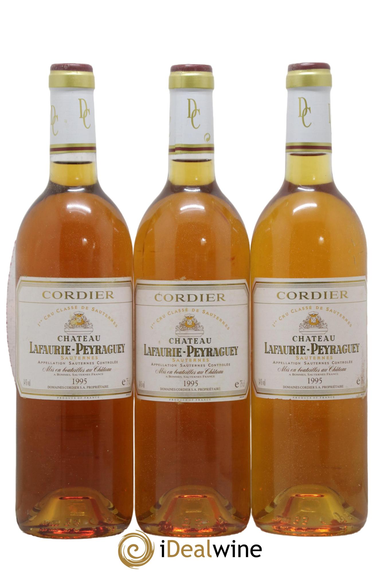 Château Lafaurie-Peyraguey 1er Grand Cru Classé  1995 - Lot de 12 bouteilles - 2