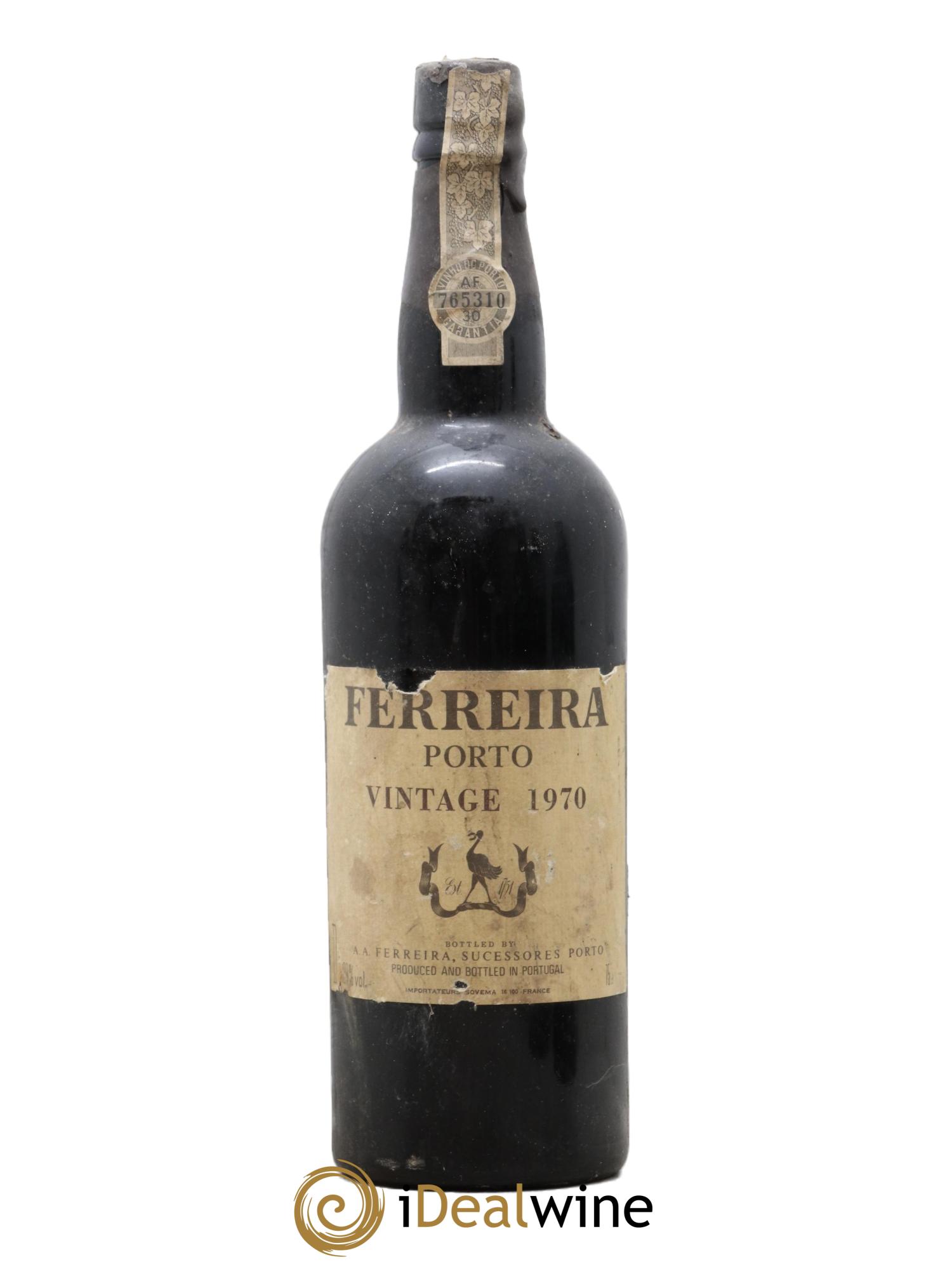 Porto Vintage Ferreira 1970 - Posten von 1 Flasche - 0