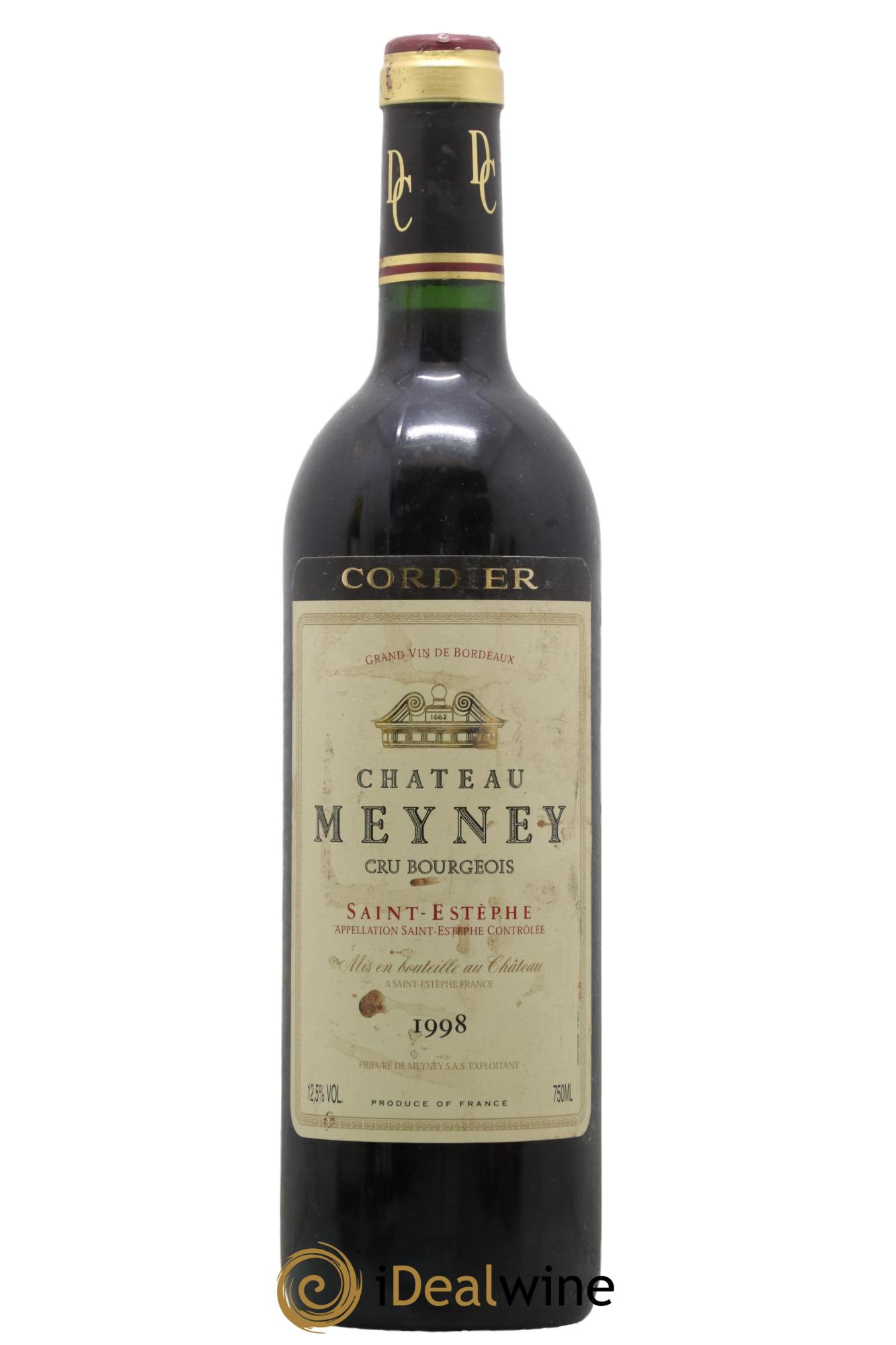 Château Meyney 1998 - Lot de 1 bouteille - 0