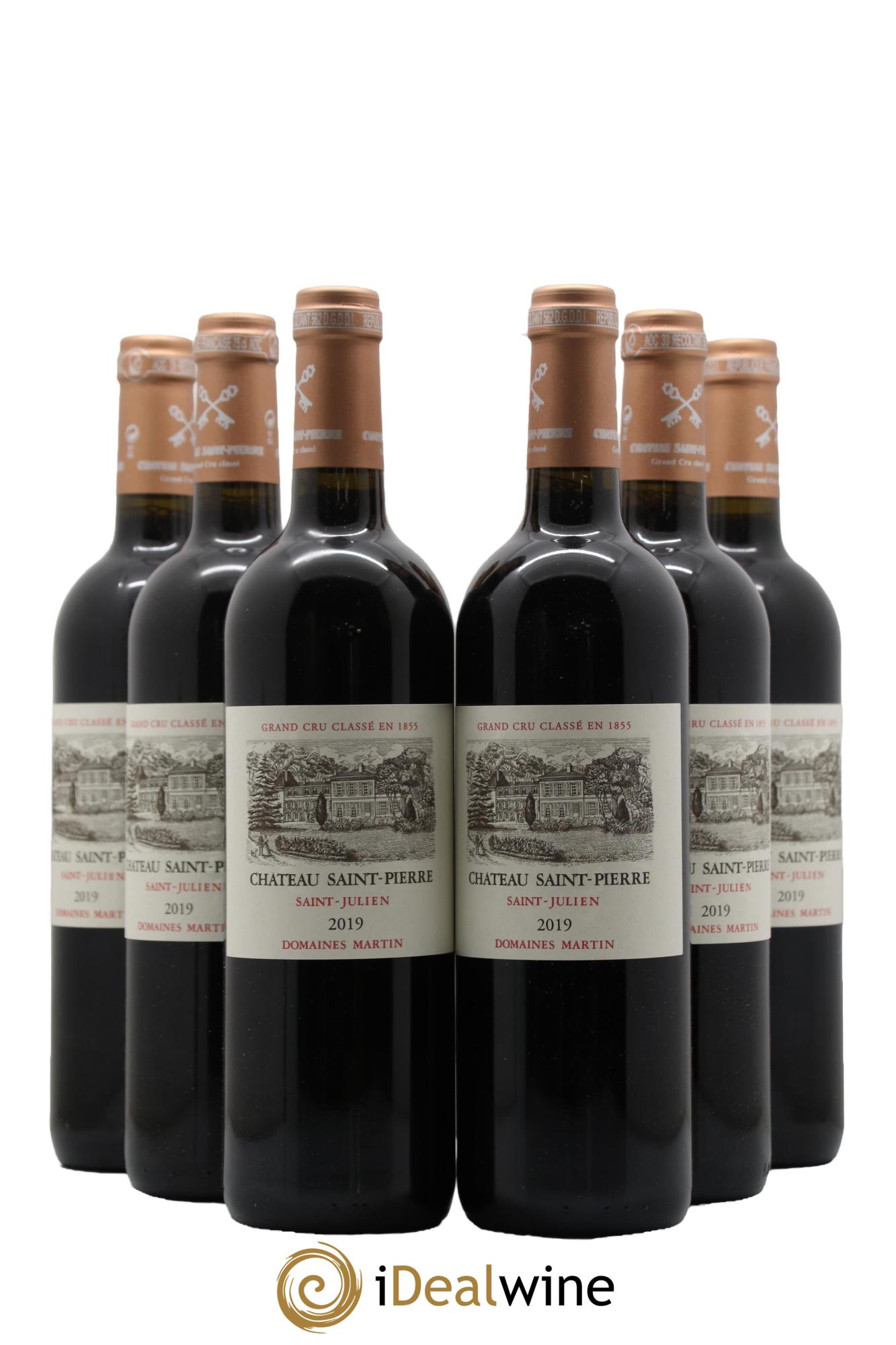 Château Saint-Pierre 4ème Grand Cru Classé 2019 - Lot de 6 bouteilles - 0