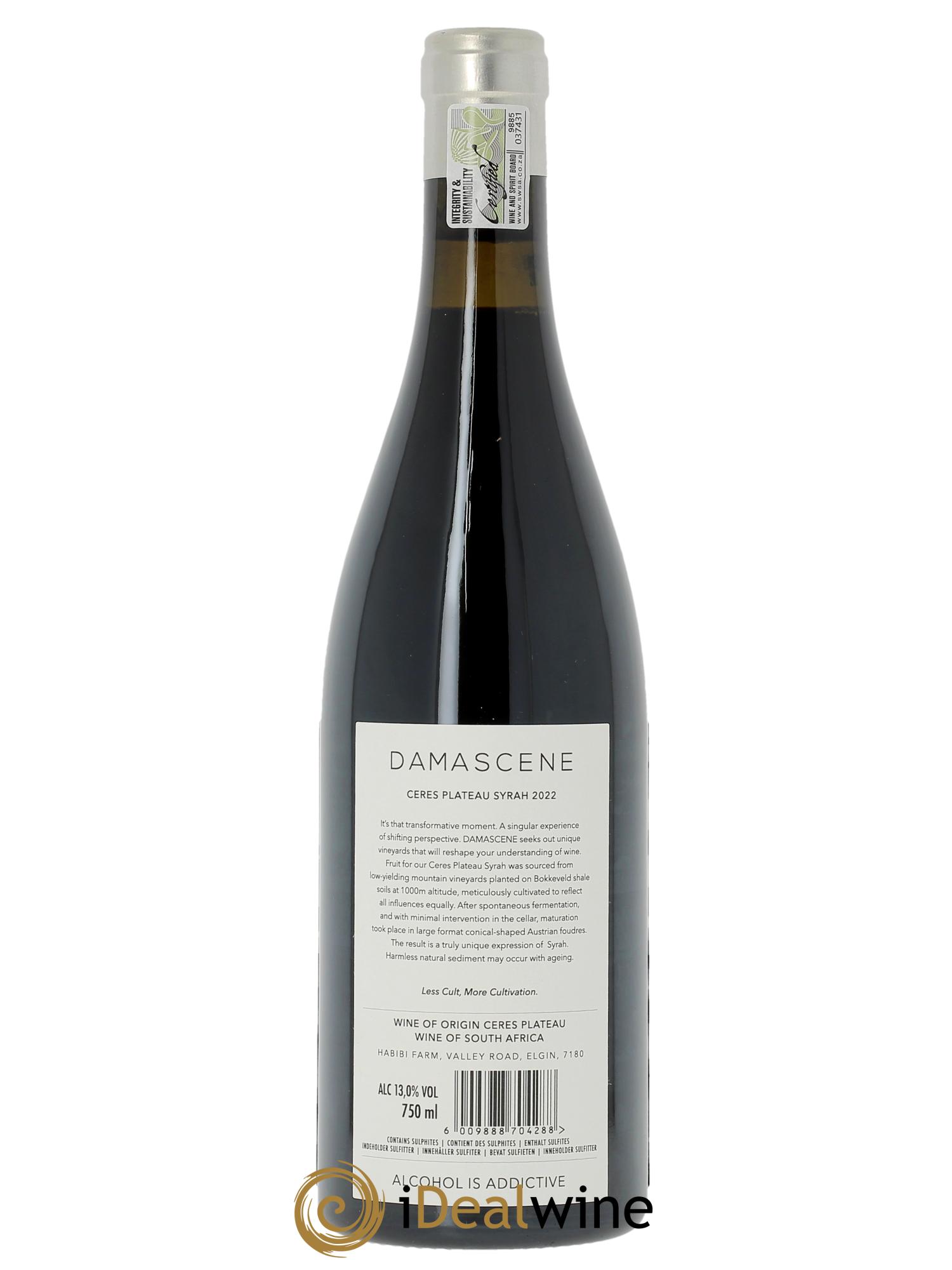 Ceres Plateau Damascene Syrah  2022 - Posten von 1 Flasche - 1