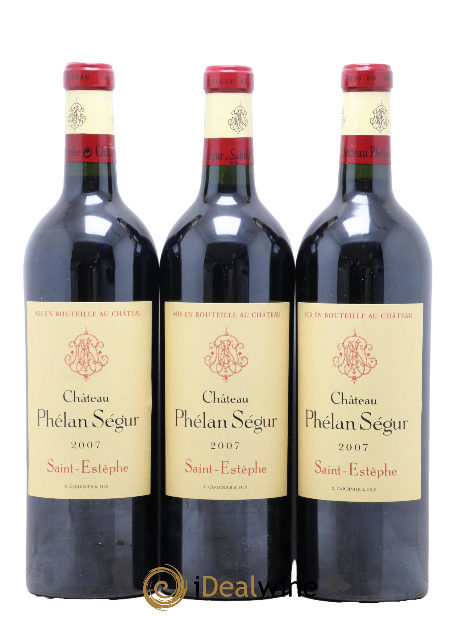 Château Phélan Ségur  2007 - Lot de 6 bouteilles - 2