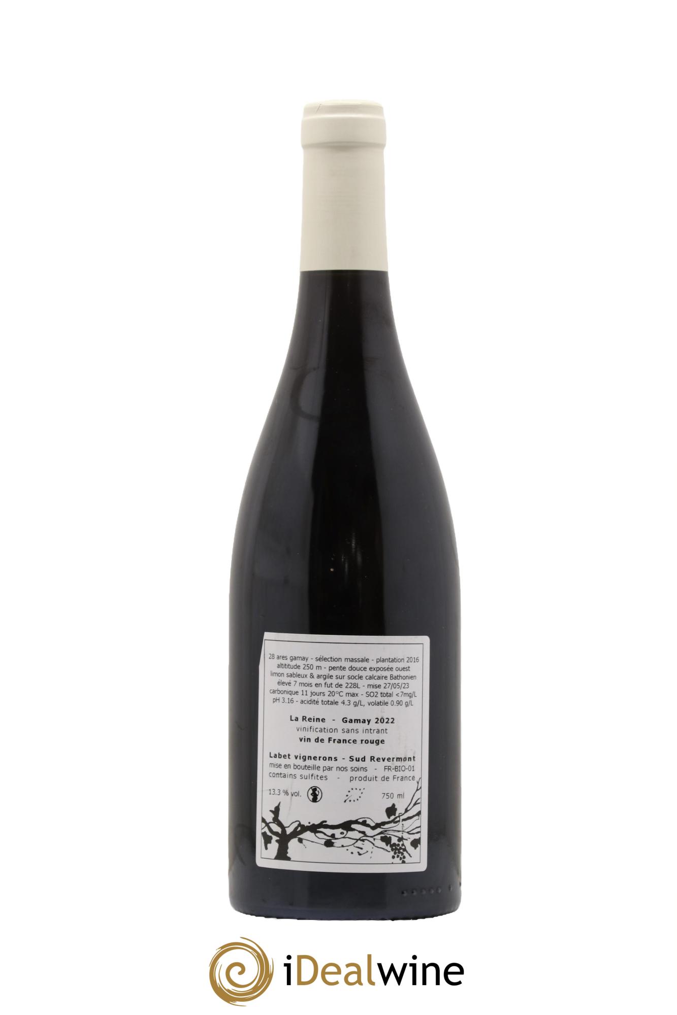 Vin de France Gamay La Reine Labet (Domaine)  2022 - Lotto di 1 bottiglia - 1