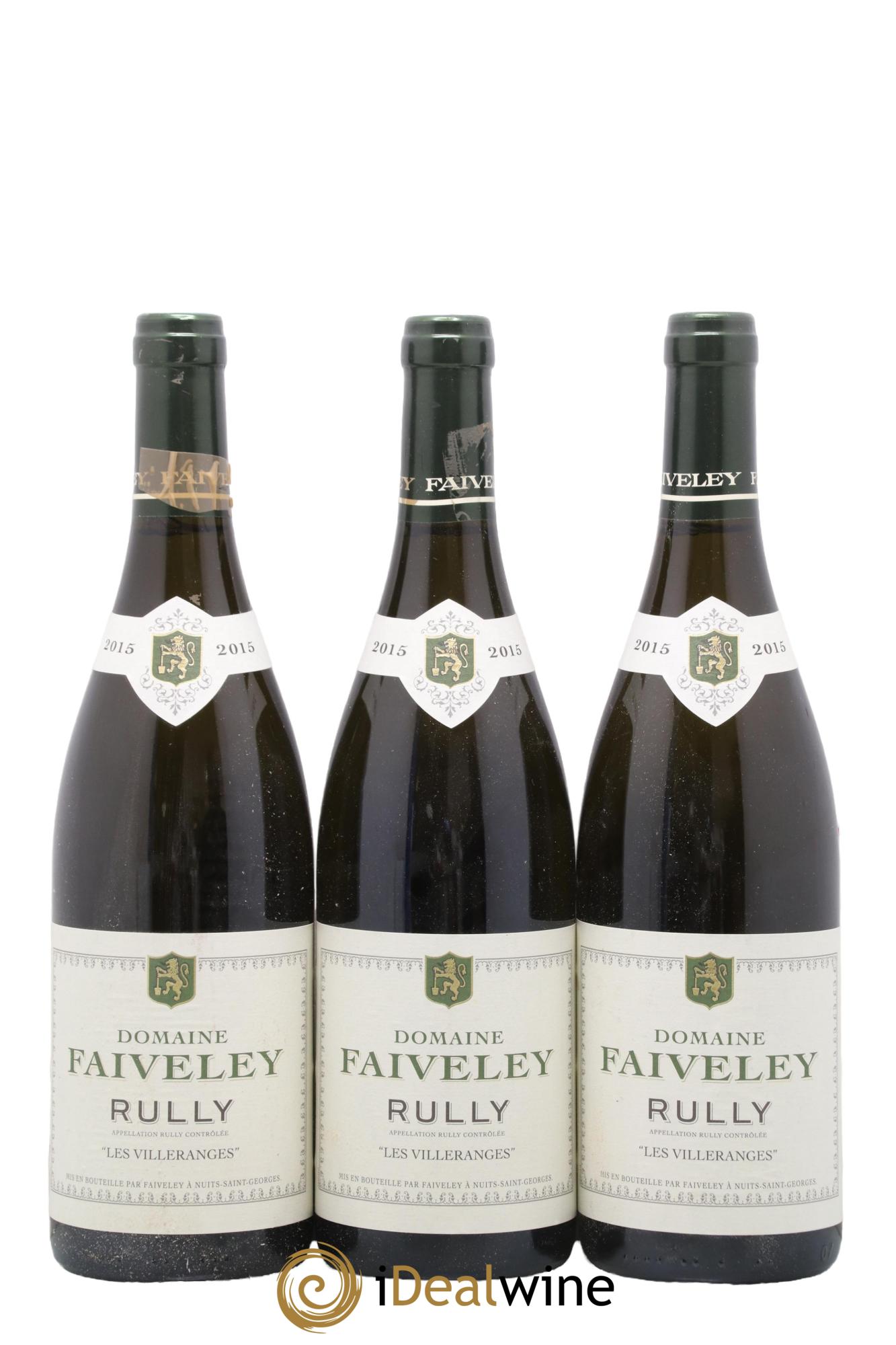 Rully Les Villeranges Domaine Faiveley 2015 - Lot of 3 bottles - 0