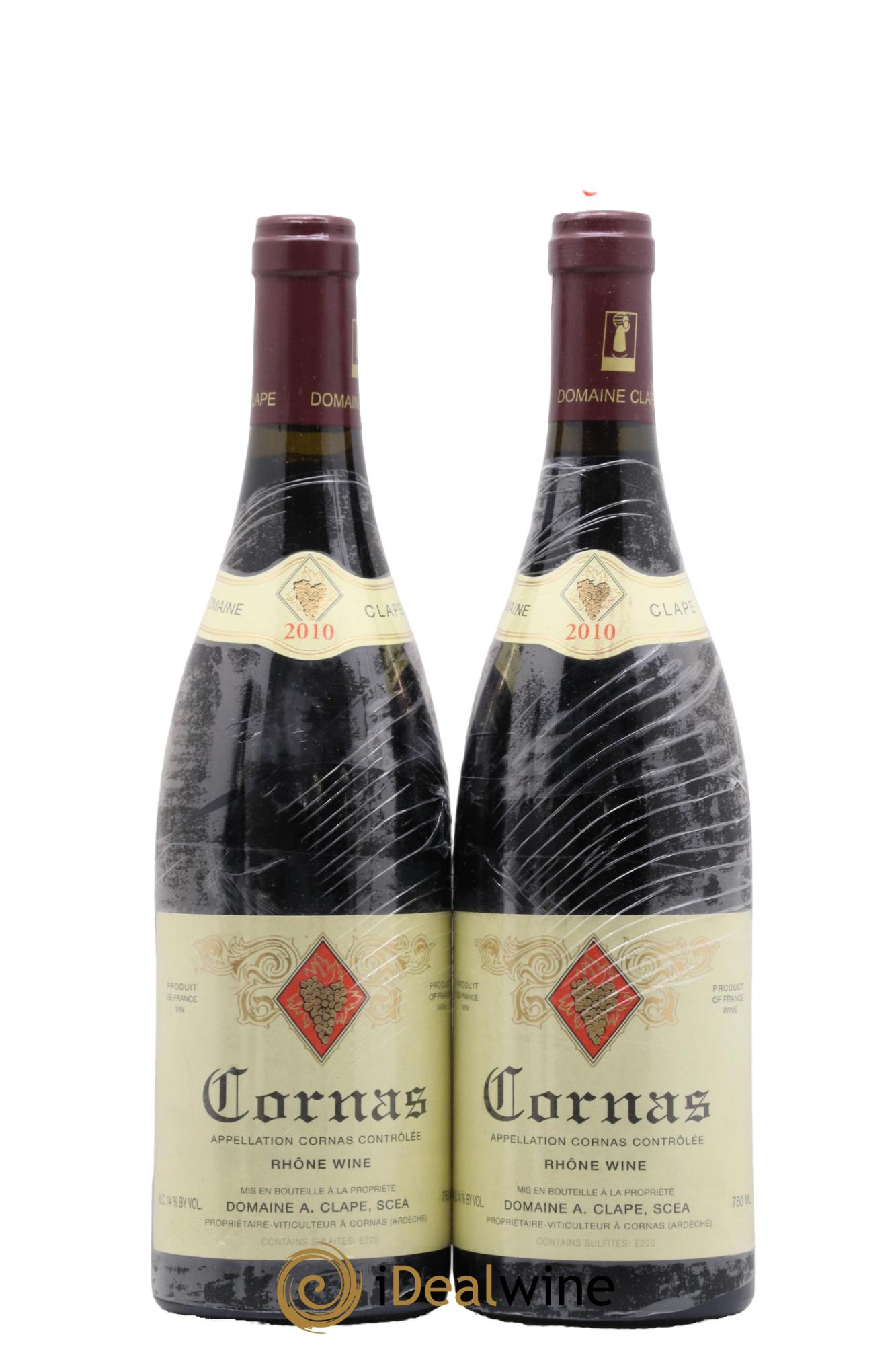 Cornas Auguste Clape 2010 - Lot of 2 bottles - 0