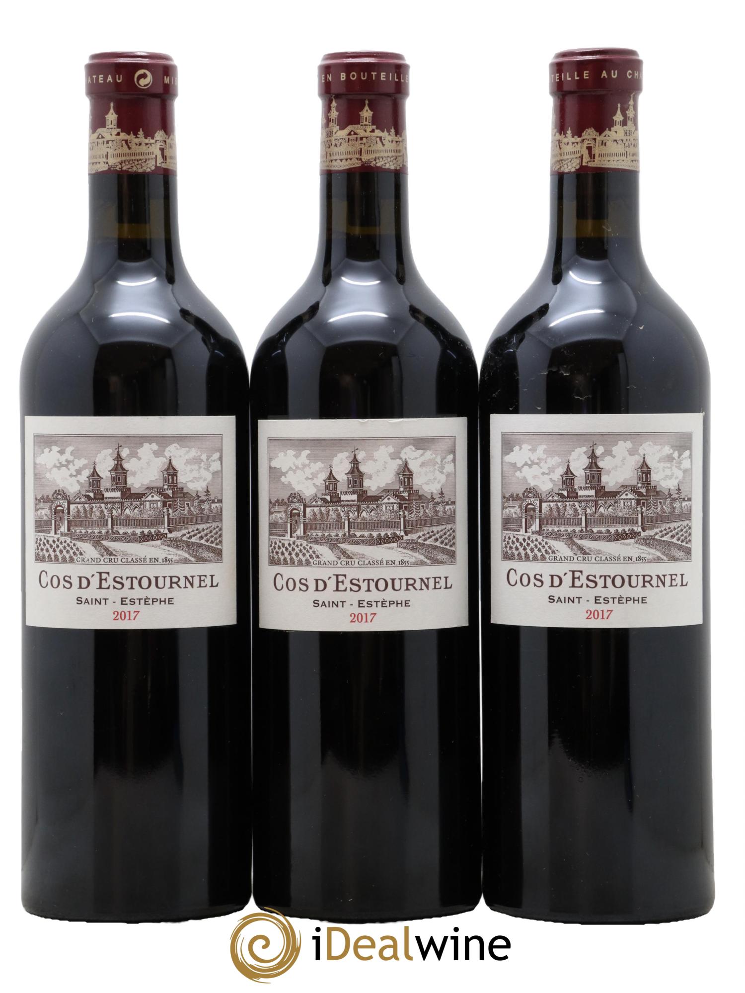 Cos d'Estournel 2ème Grand Cru Classé 2017 - Lot of 3 bottles - 0