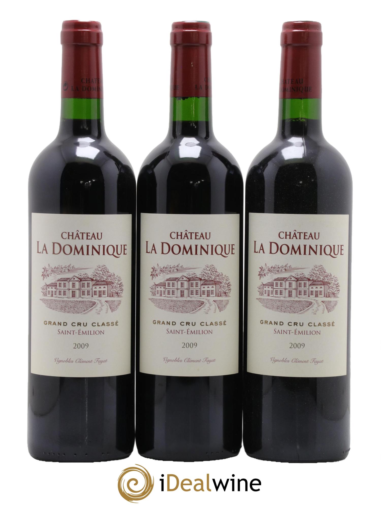 Château la Dominique Grand Cru Classé 2009 - Lot de 12 bouteilles - 1