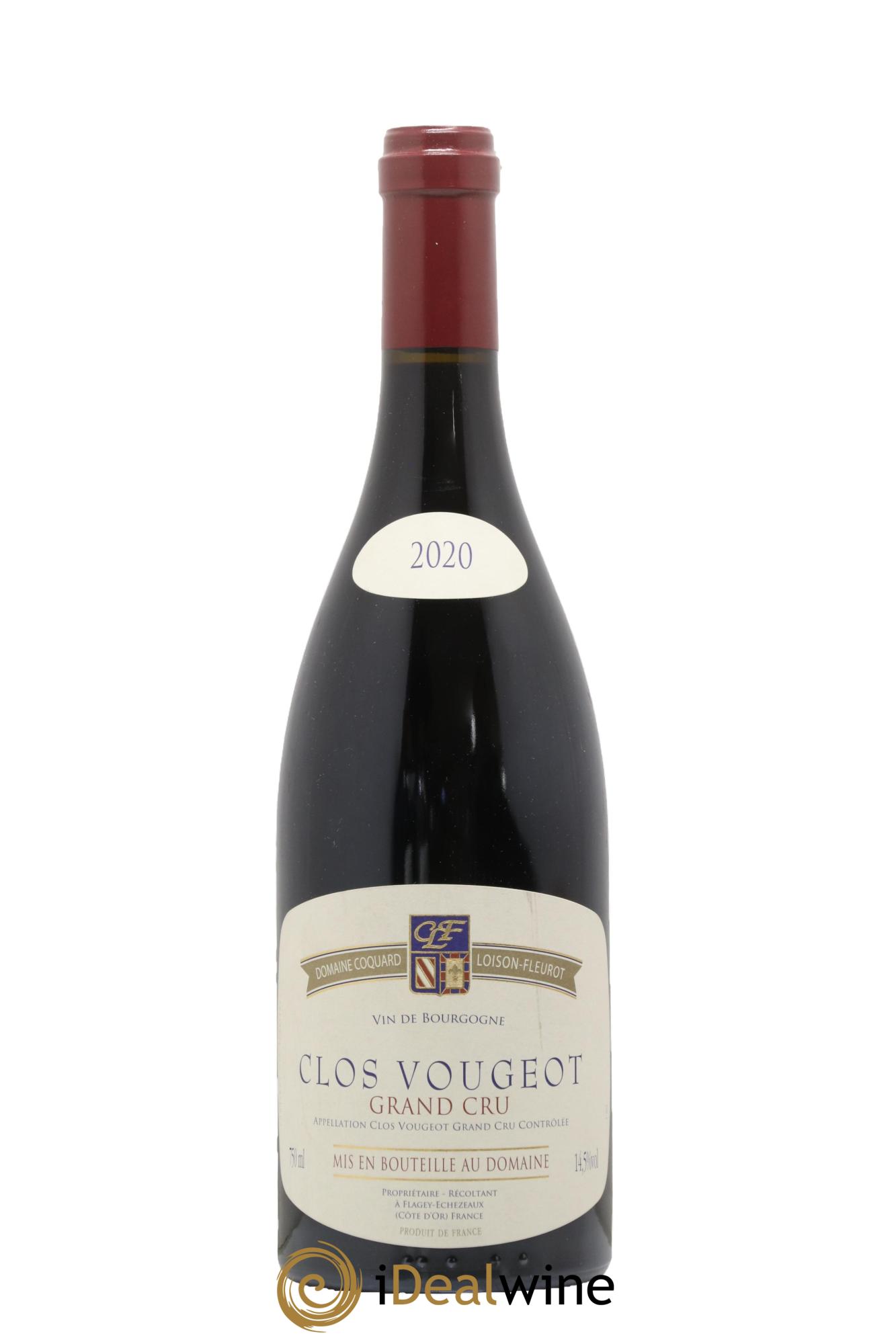 Clos de Vougeot Grand Cru Coquard Loison-Fleurot 2020 - Lot of 1 bottle - 0