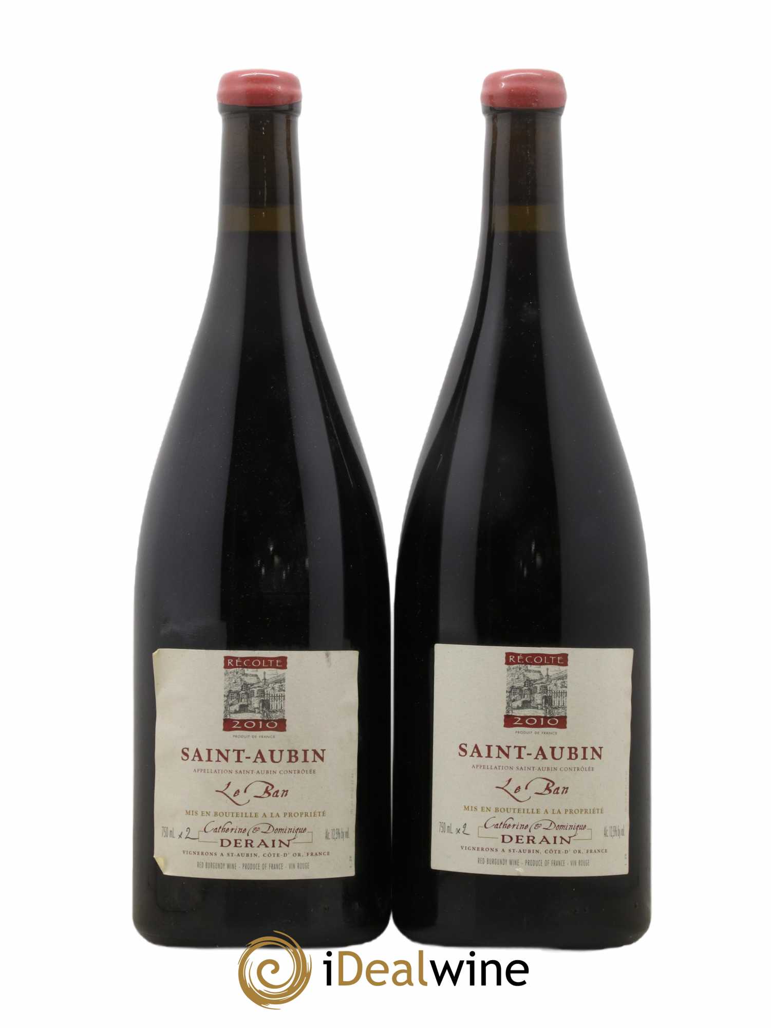 Saint-Aubin Le Ban Catherine et Dominique Derain  2010 - Lot of 2 magnums - 0