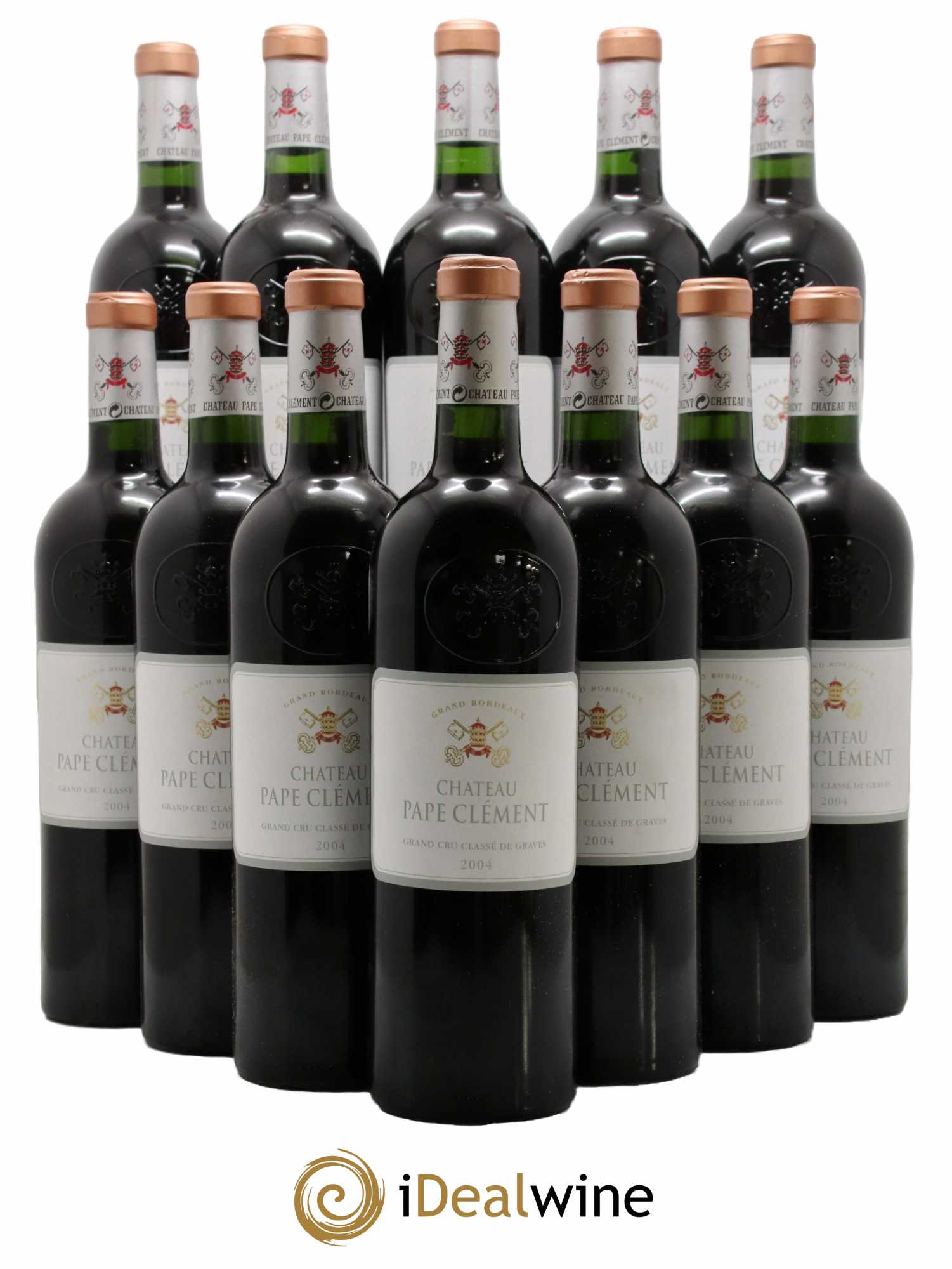 Château Pape Clément Cru Classé de Graves 2004 - Lot of 12 bottles - 0