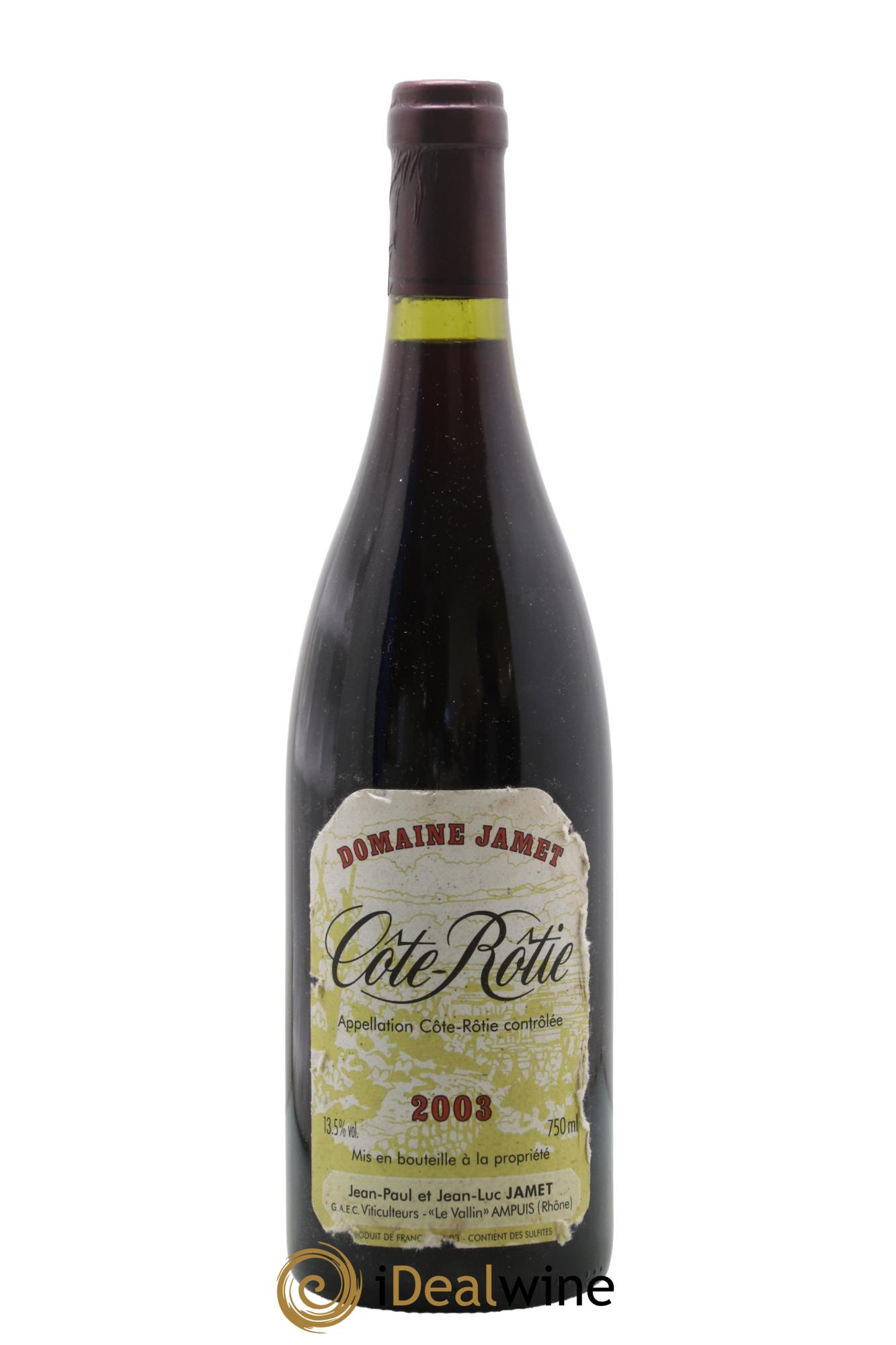 Côte-Rôtie Jamet (Domaine) 2003 - Lot of 1 bottle - 0