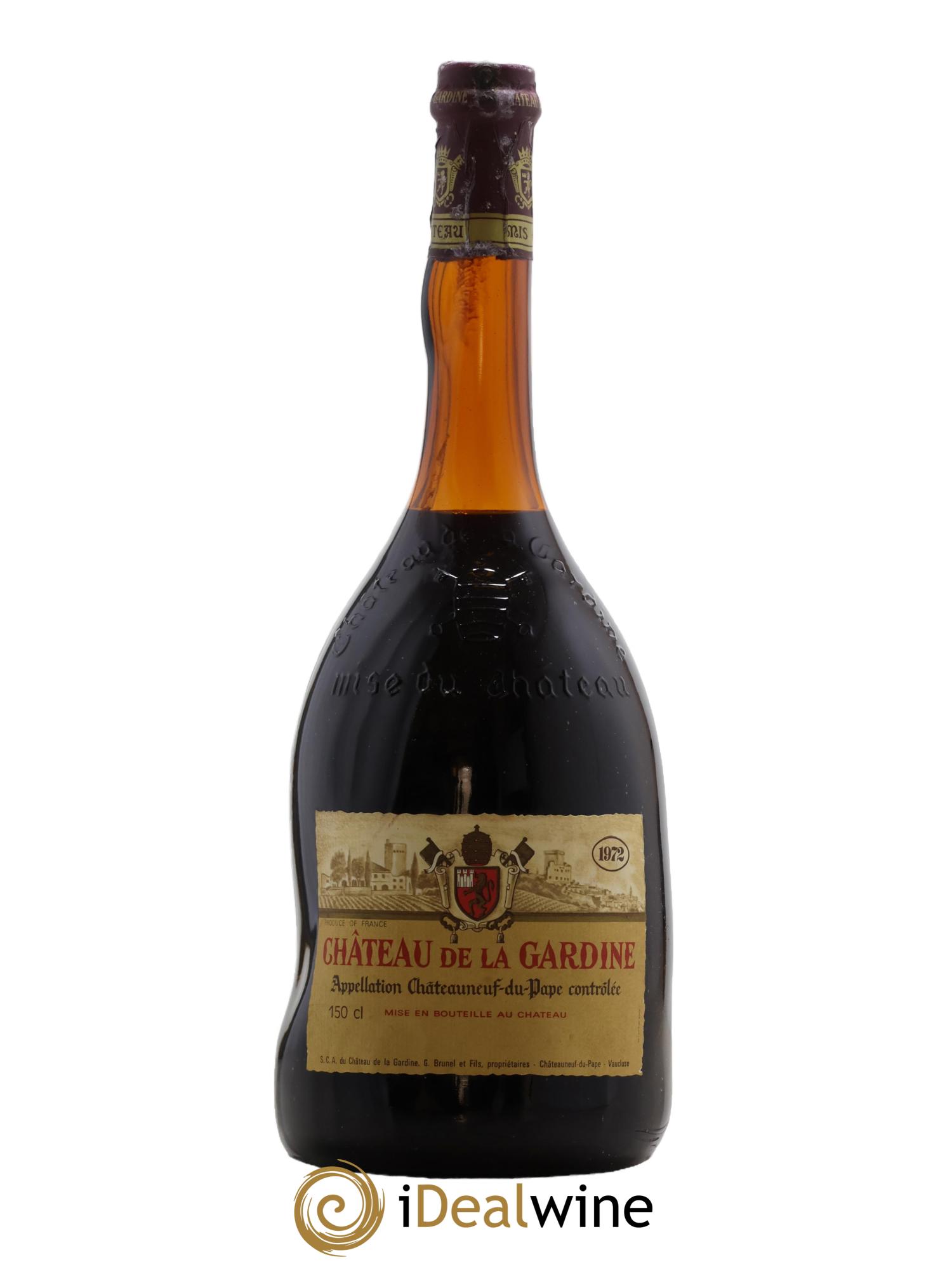 Châteauneuf-du-Pape Château de La Gardine Famille Brunel 1972 - Lot de 1 magnum - 0