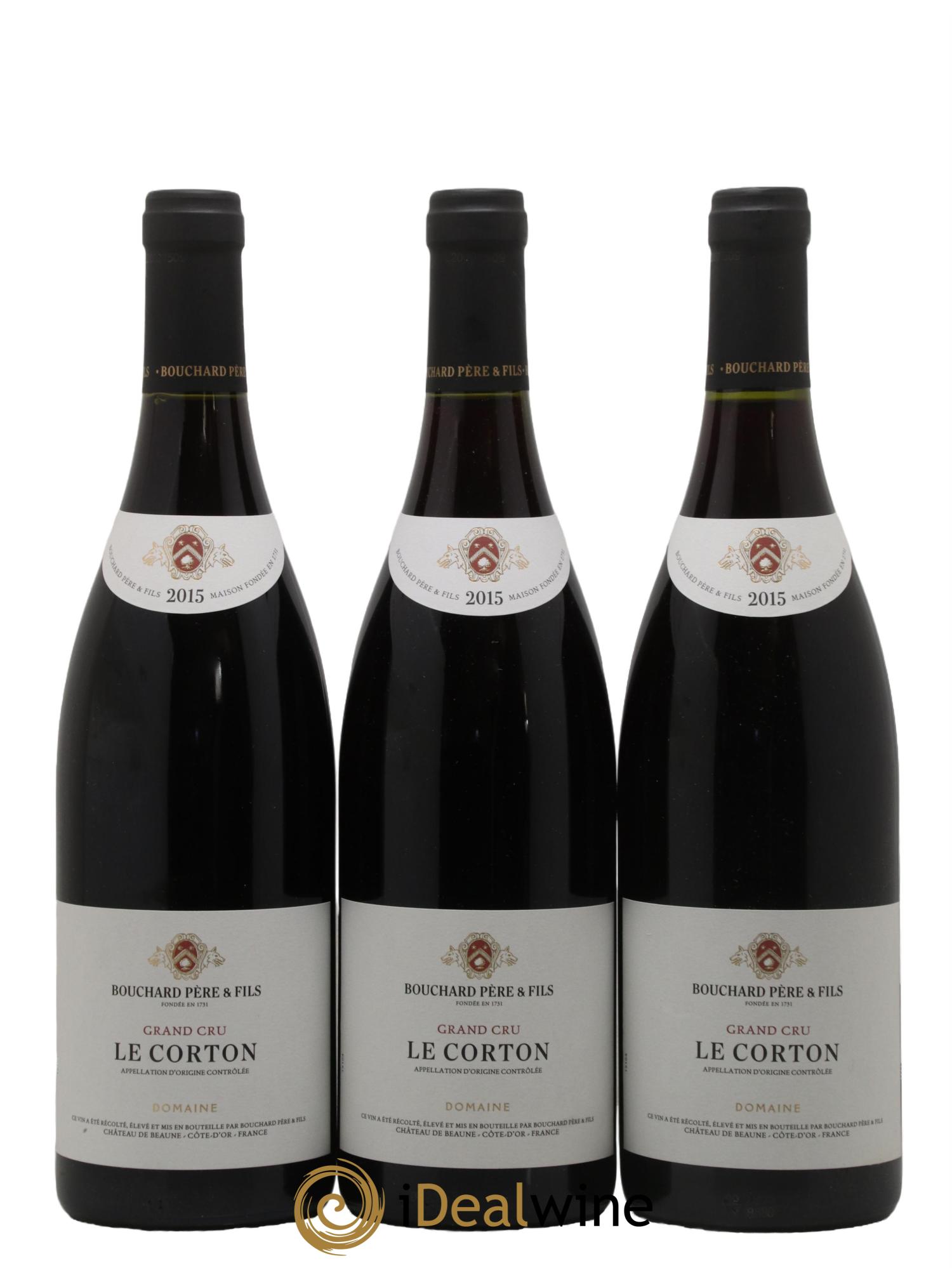 Corton Le Corton Bouchard Père & Fils 2015 - Lot de 3 bouteilles - 0