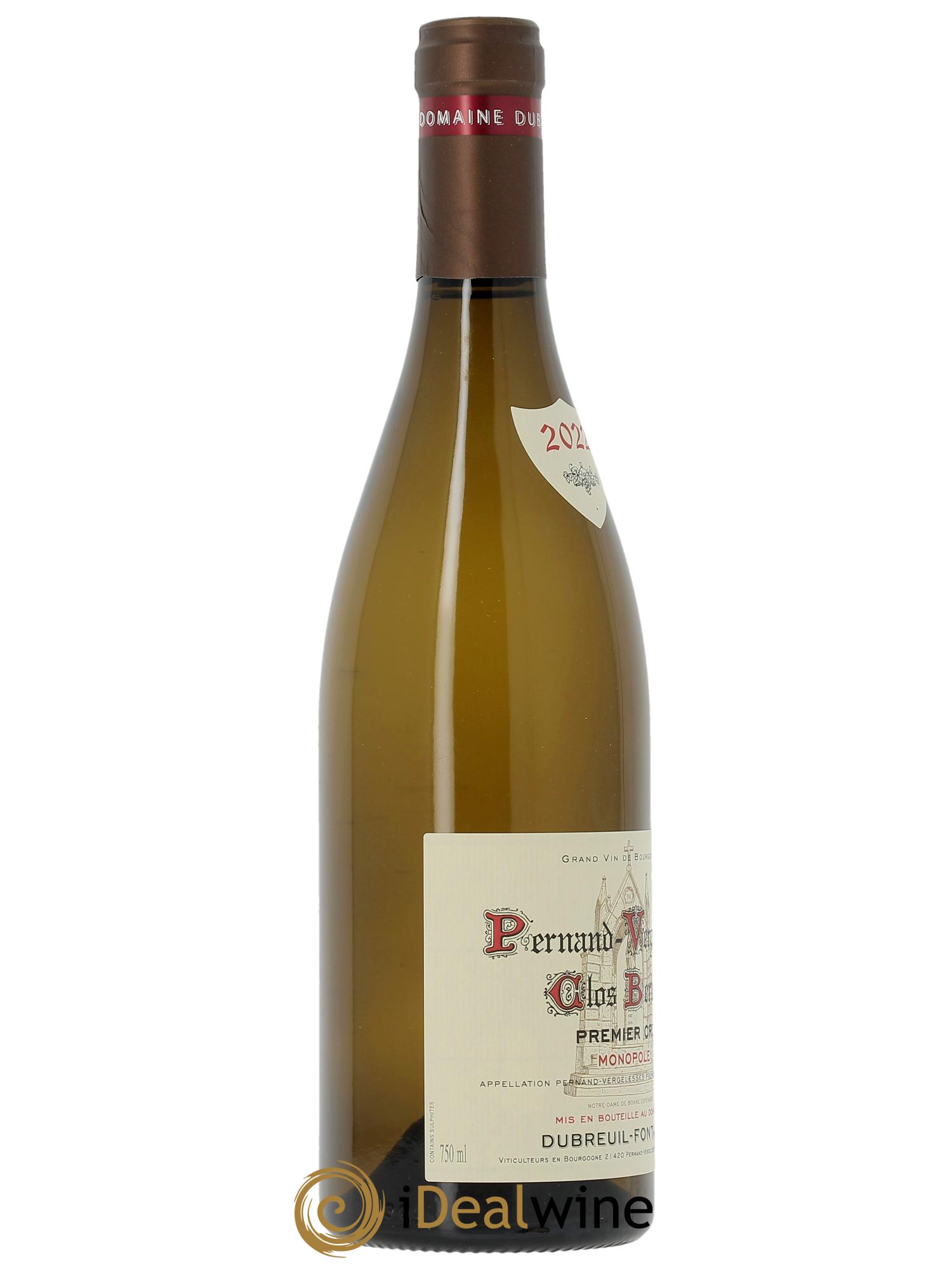 Pernand-Vergelesses 1er Cru Clos Berthet Domaine Dubreuil Fontaine  2022 - Posten von 1 Flasche - 1