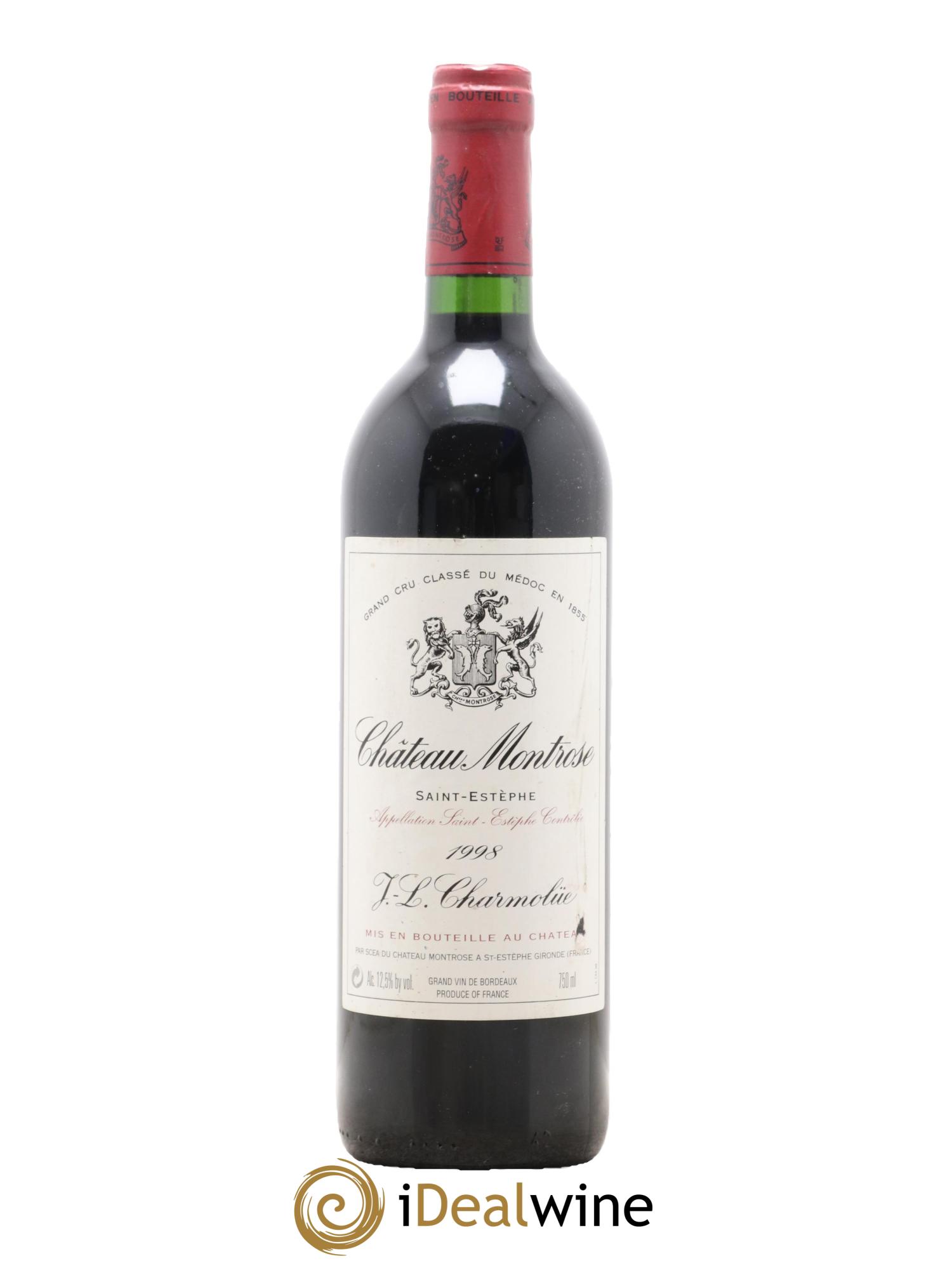 Château Montrose 2ème Grand Cru Classé 1998 - Lot de 1 bouteille - 0