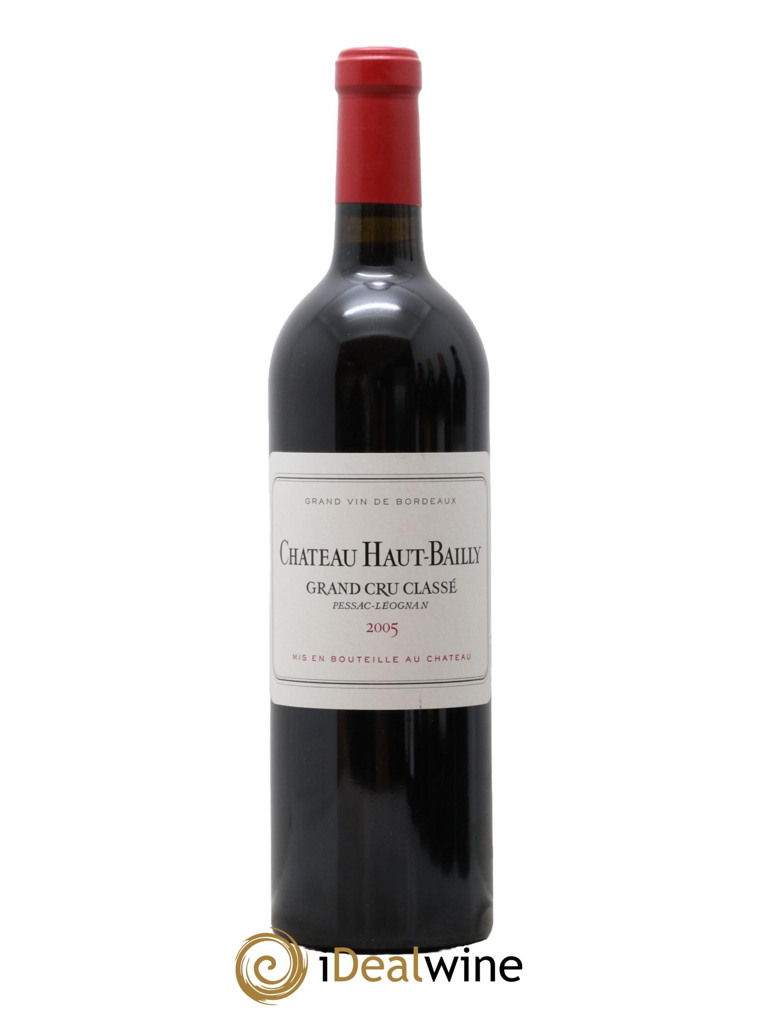 Château Haut-Bailly Cru Classé de Graves 2005 - Lot de 1 bouteille - 0