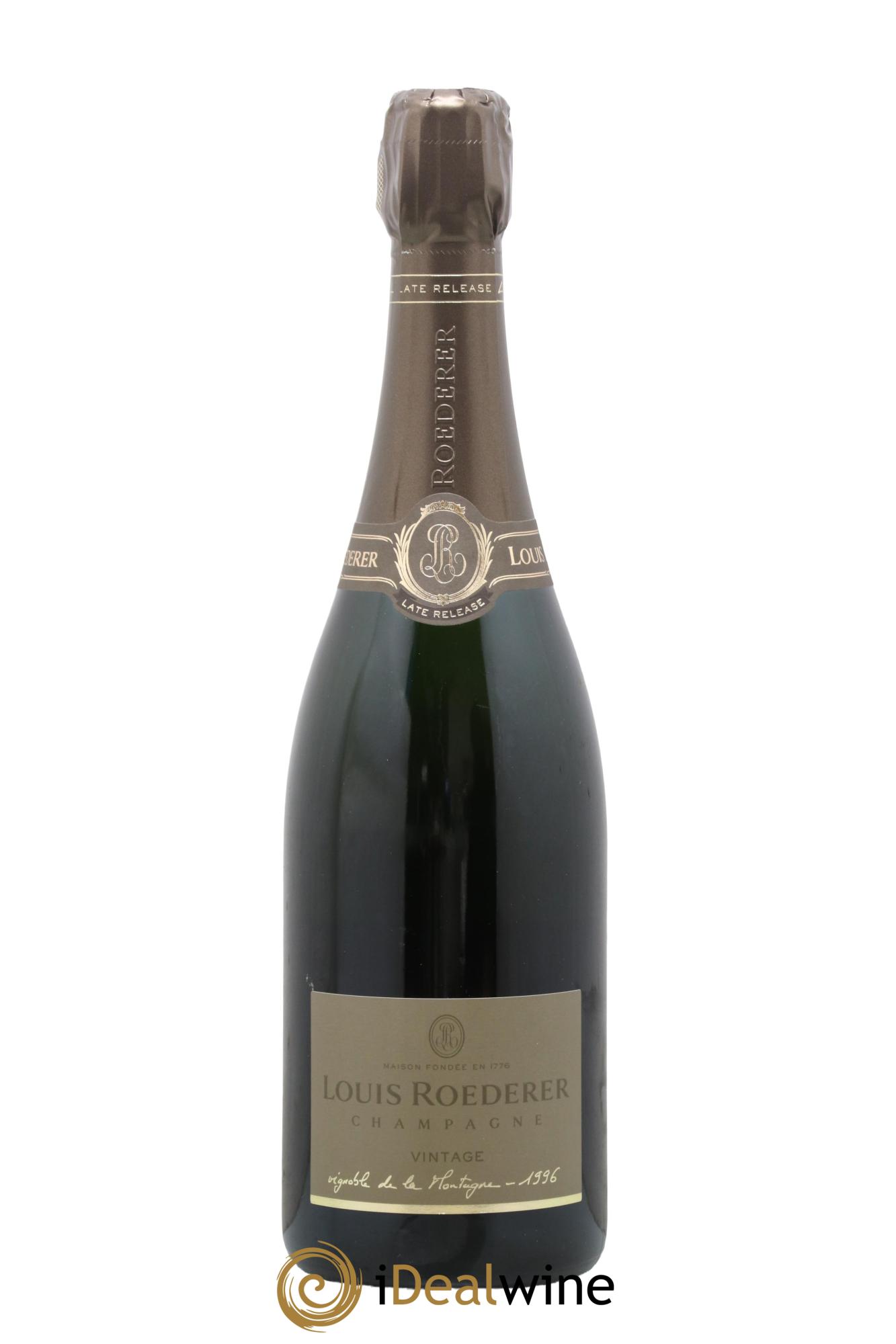 Late Release Louis Roederer 1996 - Lotto di 1 bottiglia - 1