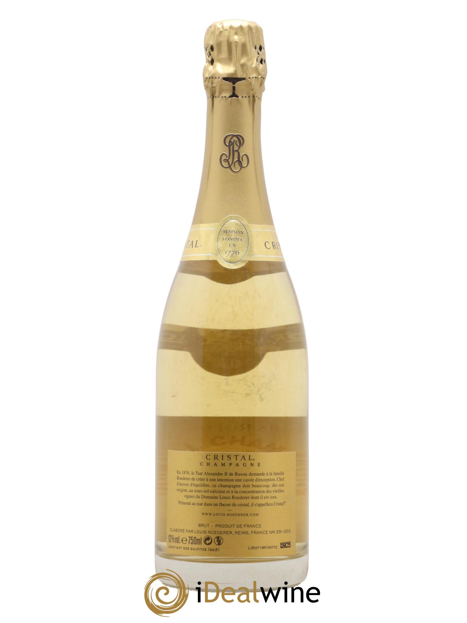 Cristal Louis Roederer 2008 - Lotto di 1 bottiglia - 1