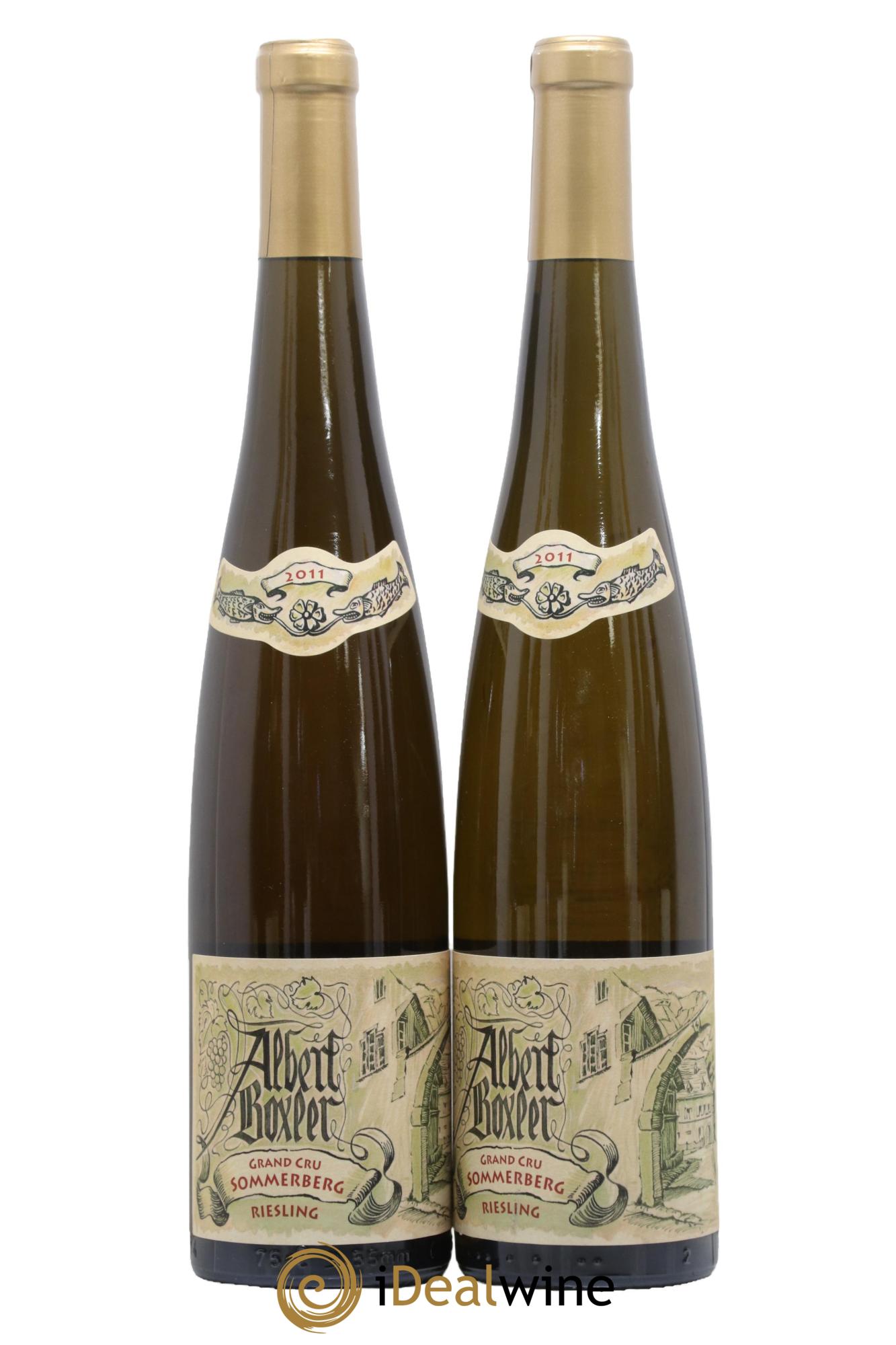 Alsace Riesling Grand Cru Sommerberg E Albert Boxler 2011 - Lot de 2 bouteilles - 0