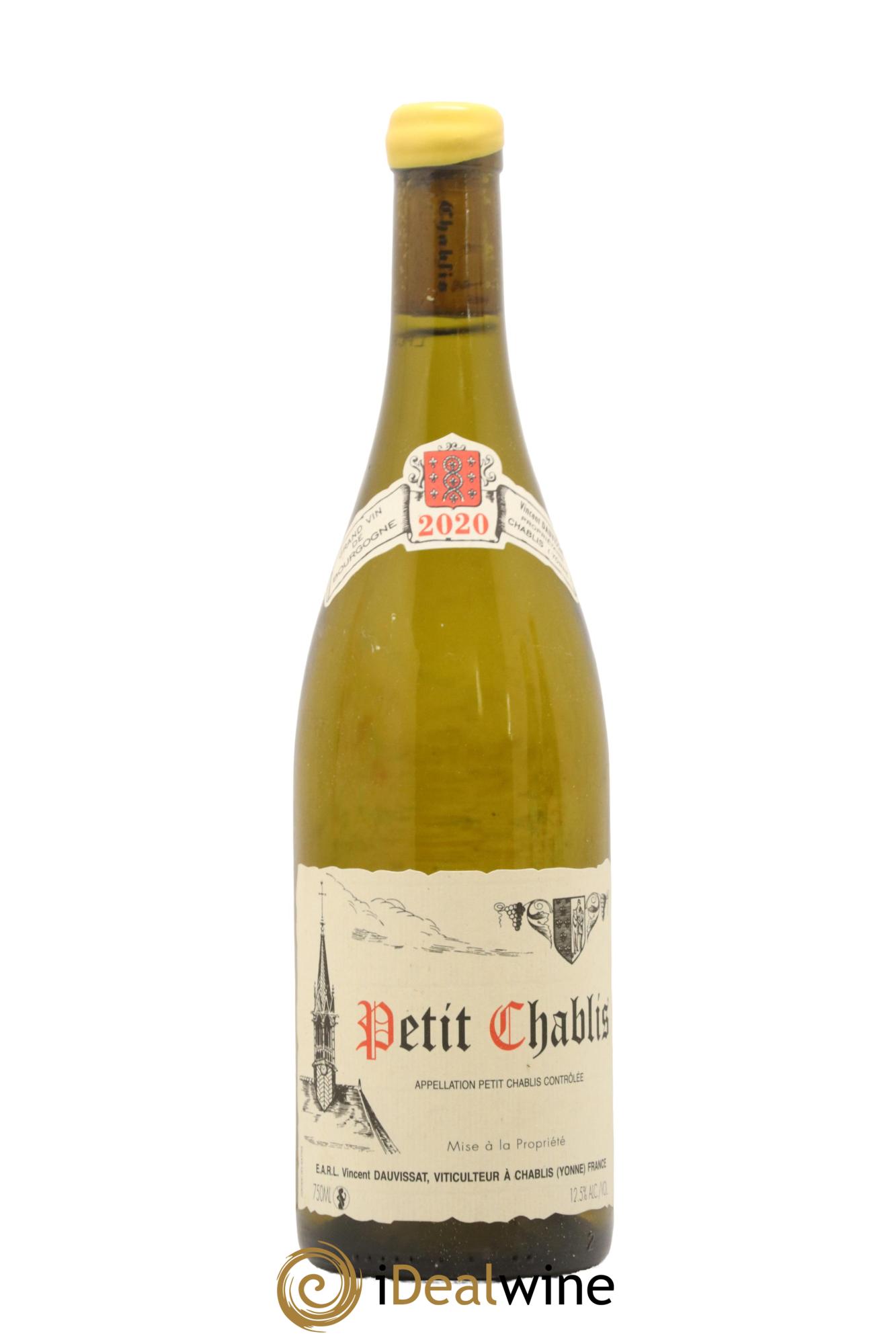 Petit Chablis Vincent Dauvissat (Domaine) 2020 - Posten von 1 Flasche - 0