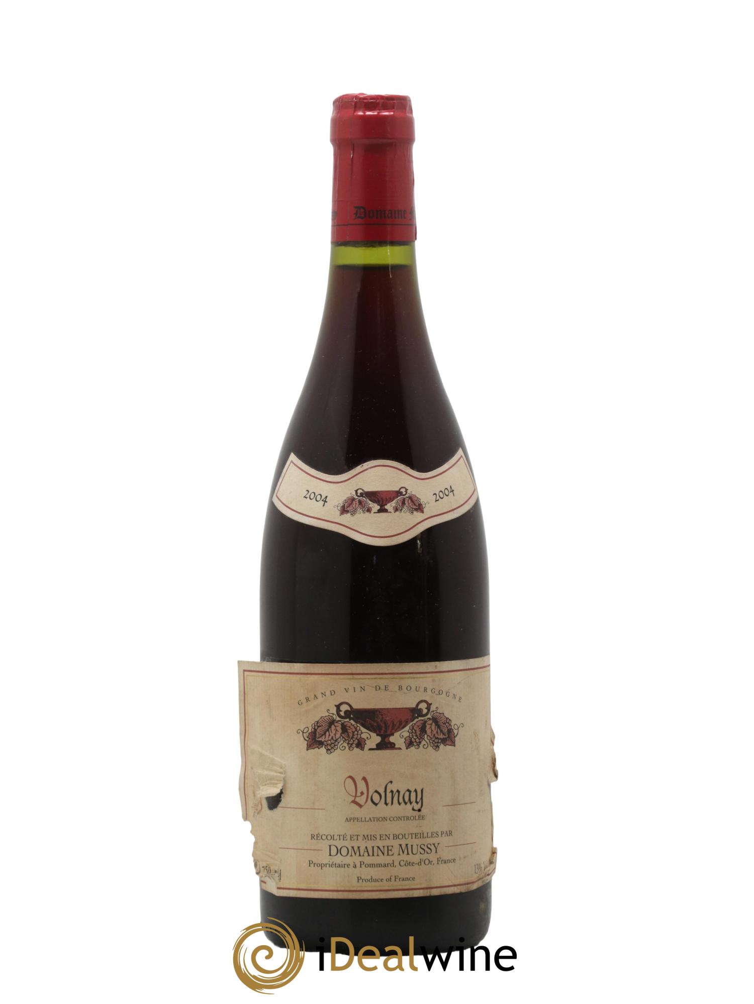 Volnay Domaine Mussy 2004 - Posten von 1 Flasche - 0