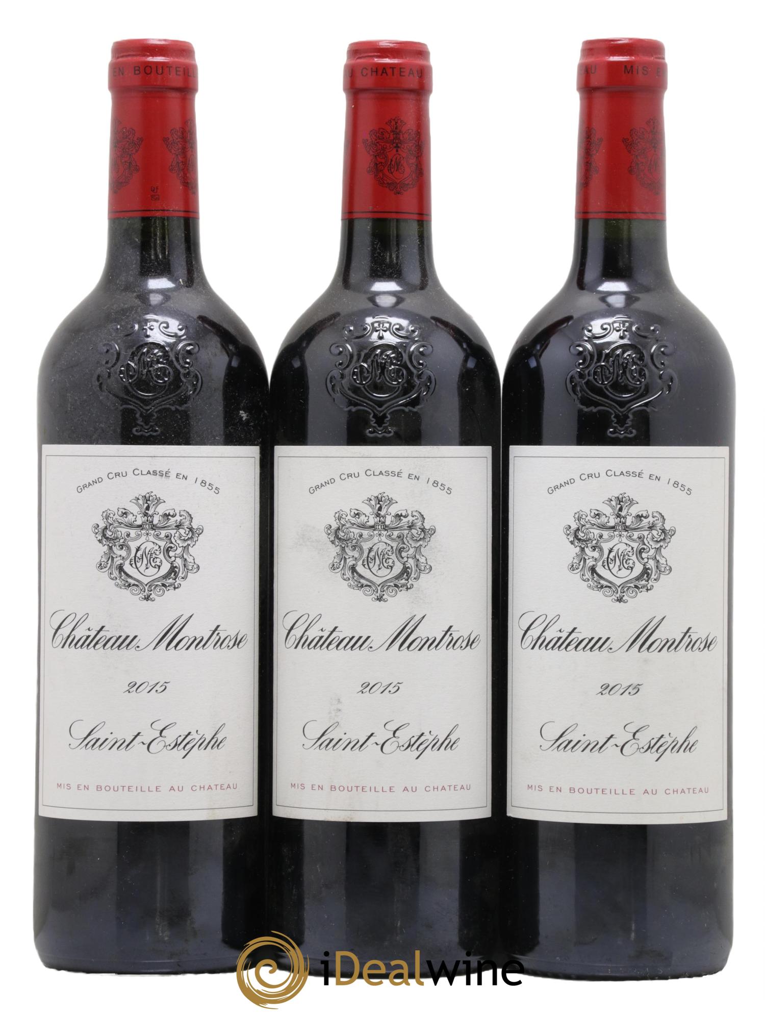 Château Montrose 2ème Grand Cru Classé  2015 - Lot de 3 bouteilles - 0