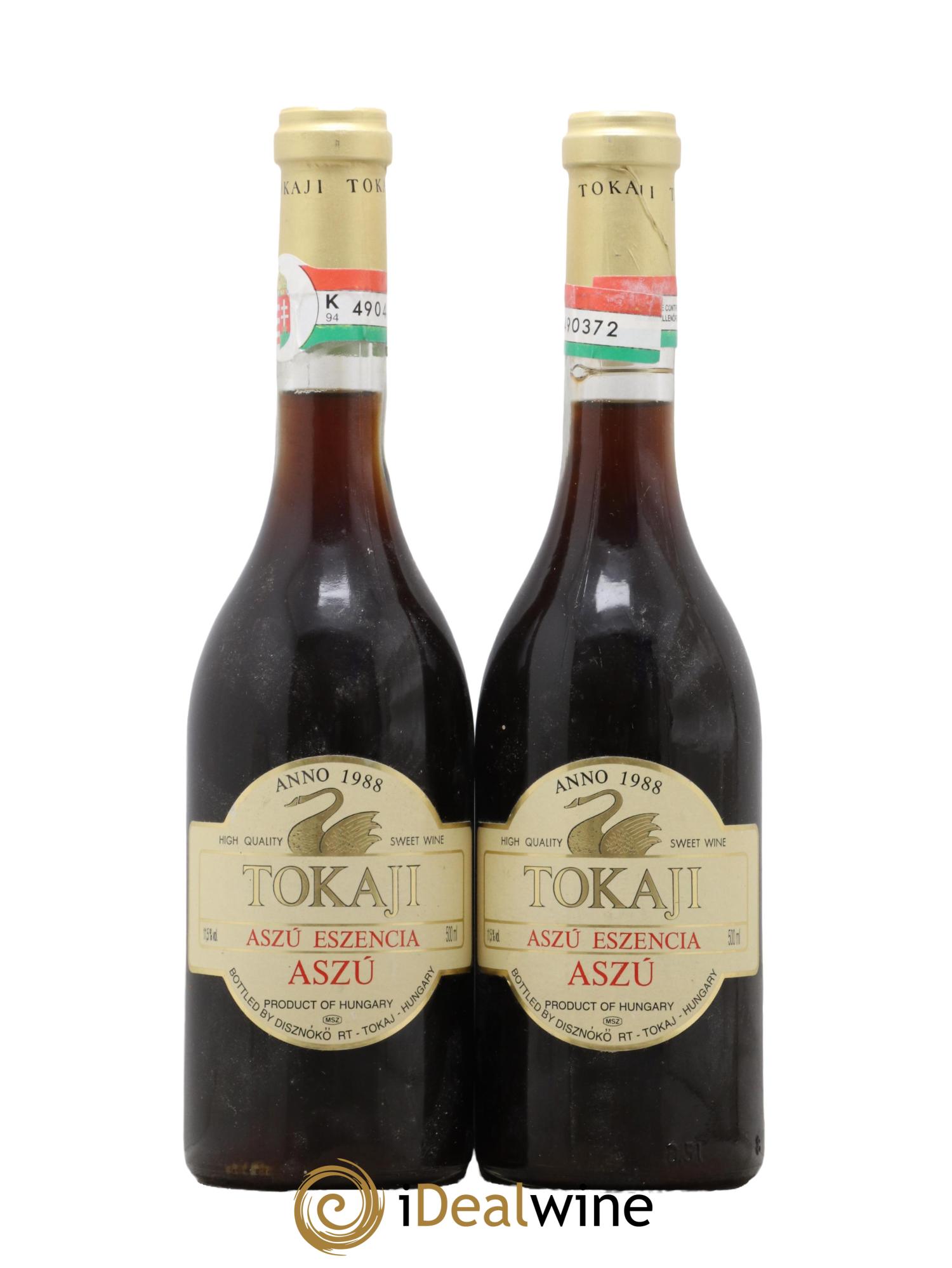 Tokaji Aszu Eszencia Disznoko 1988 - Lotto di 2 formati 50cl - 0