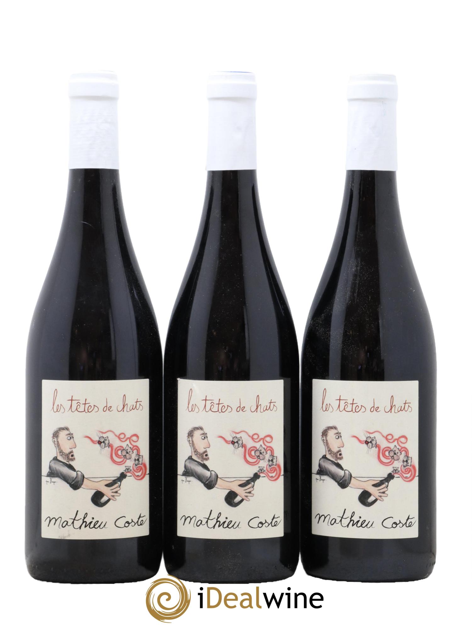 Vin de France Tetes De Chats Mathieu Coste 2014 - Lot de 3 bouteilles - 0