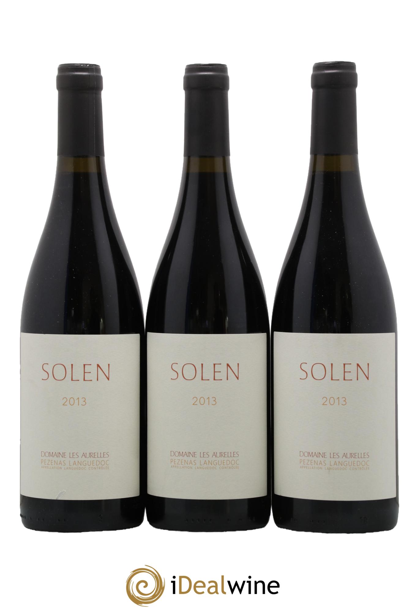 Pézenas Languedoc Solen Domaine les Aurelles 2013 - Posten von 3 Flaschen - 0