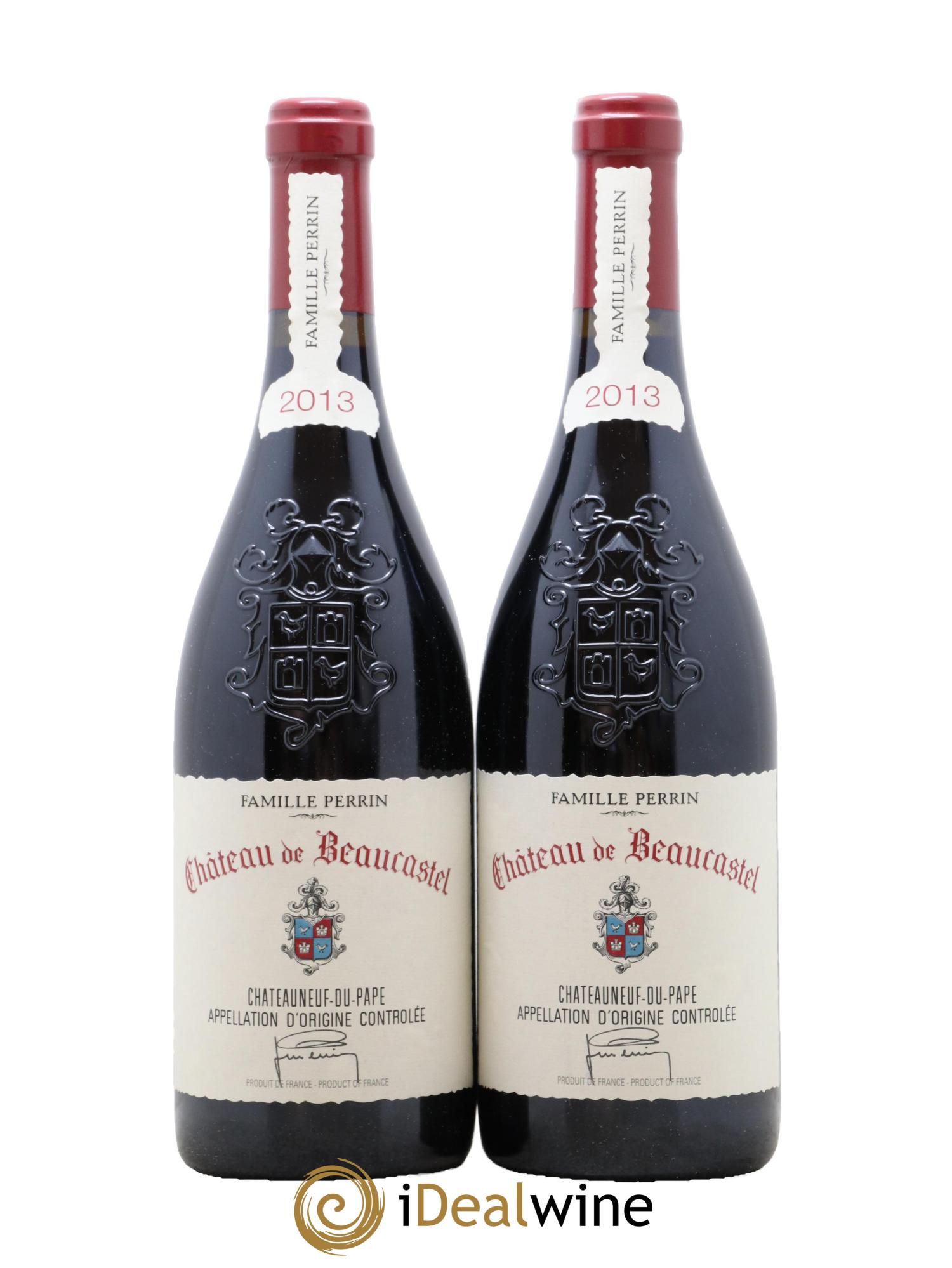 Châteauneuf-du-Pape Château de Beaucastel Famille Perrin 2013 - Lot de 2 bouteilles - 0