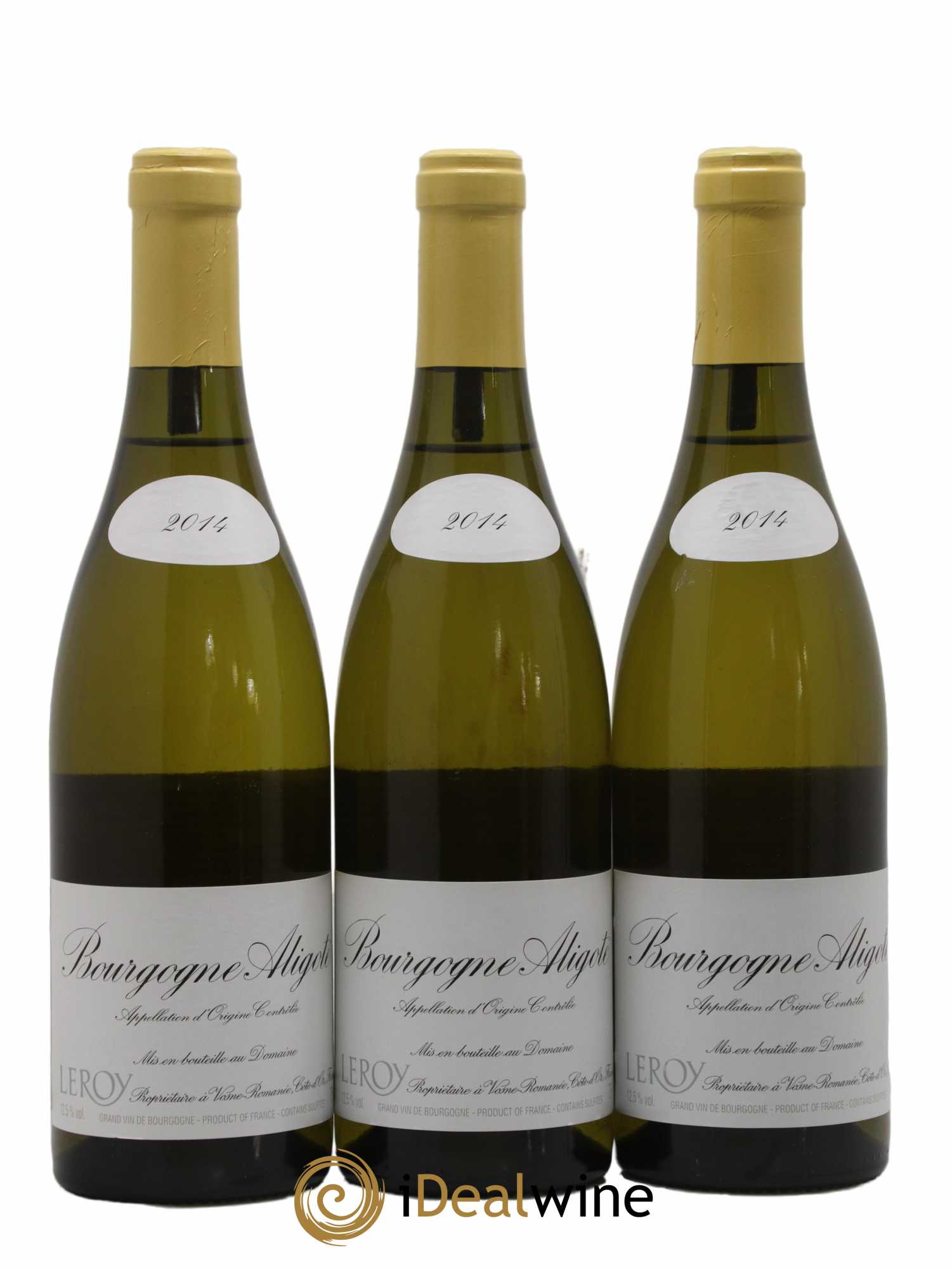 Bourgogne Aligoté Leroy (Domaine) 2014 - Lot de 3 bouteilles - 0