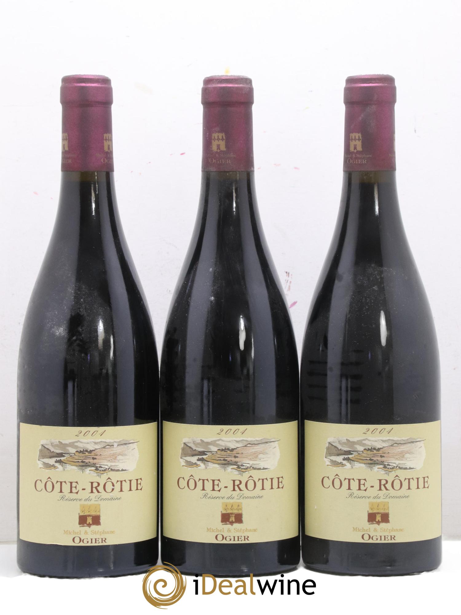 Côte-Rôtie Réserve Stéphane Ogier 2004 - Lot de 3 bouteilles - 0