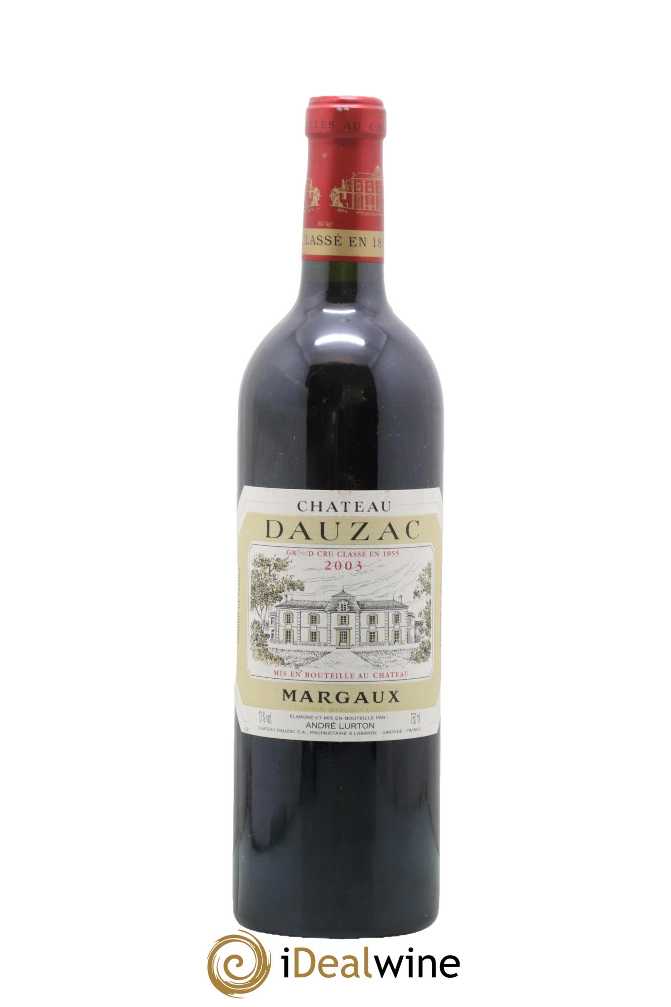 Château Dauzac 5ème Grand Cru Classé 2003 - Lot of 1 bottle - 0