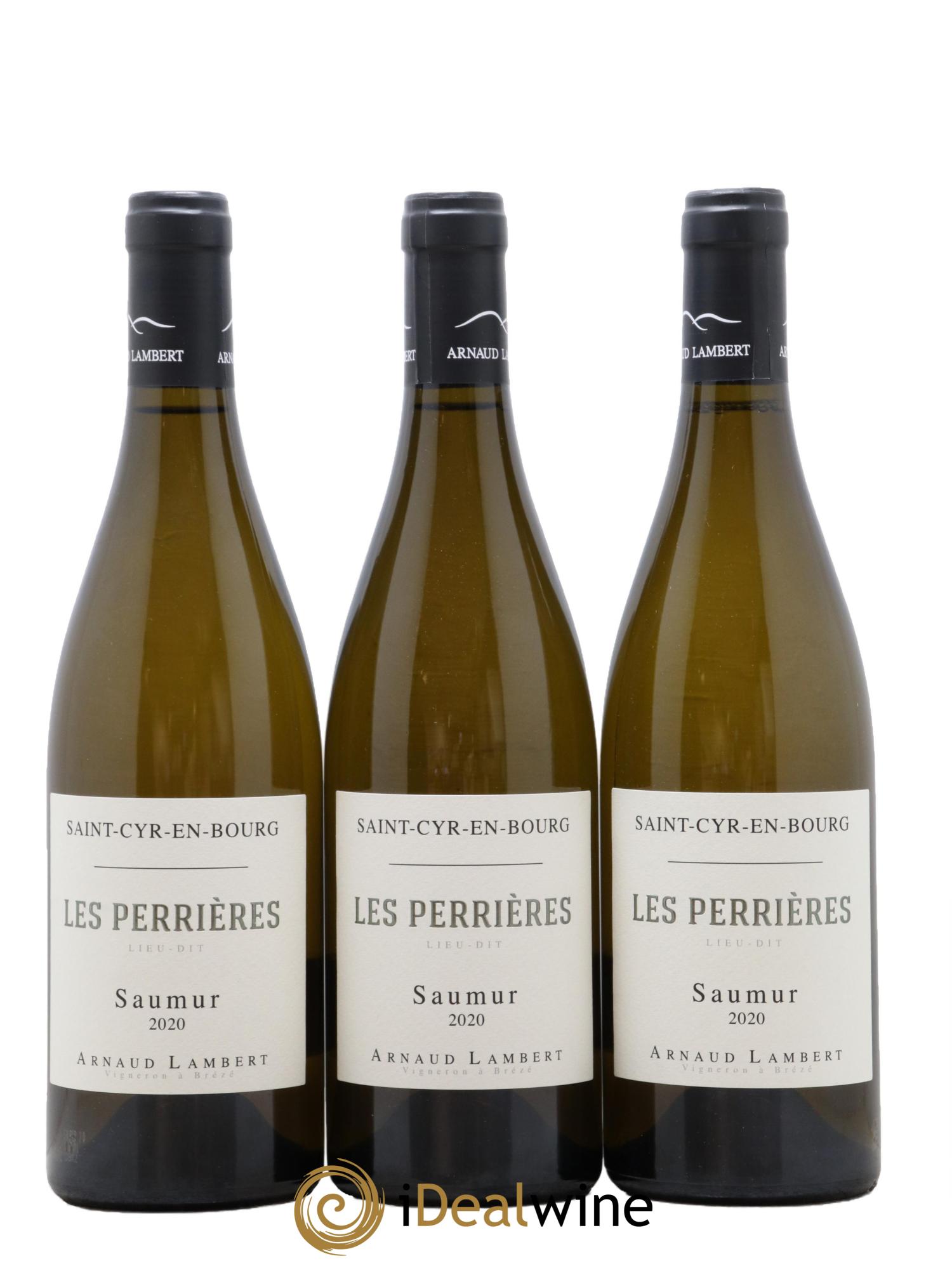 Saumur Les Perrières Arnaud Lambert 2020 - Lot de 3 bouteilles - 0