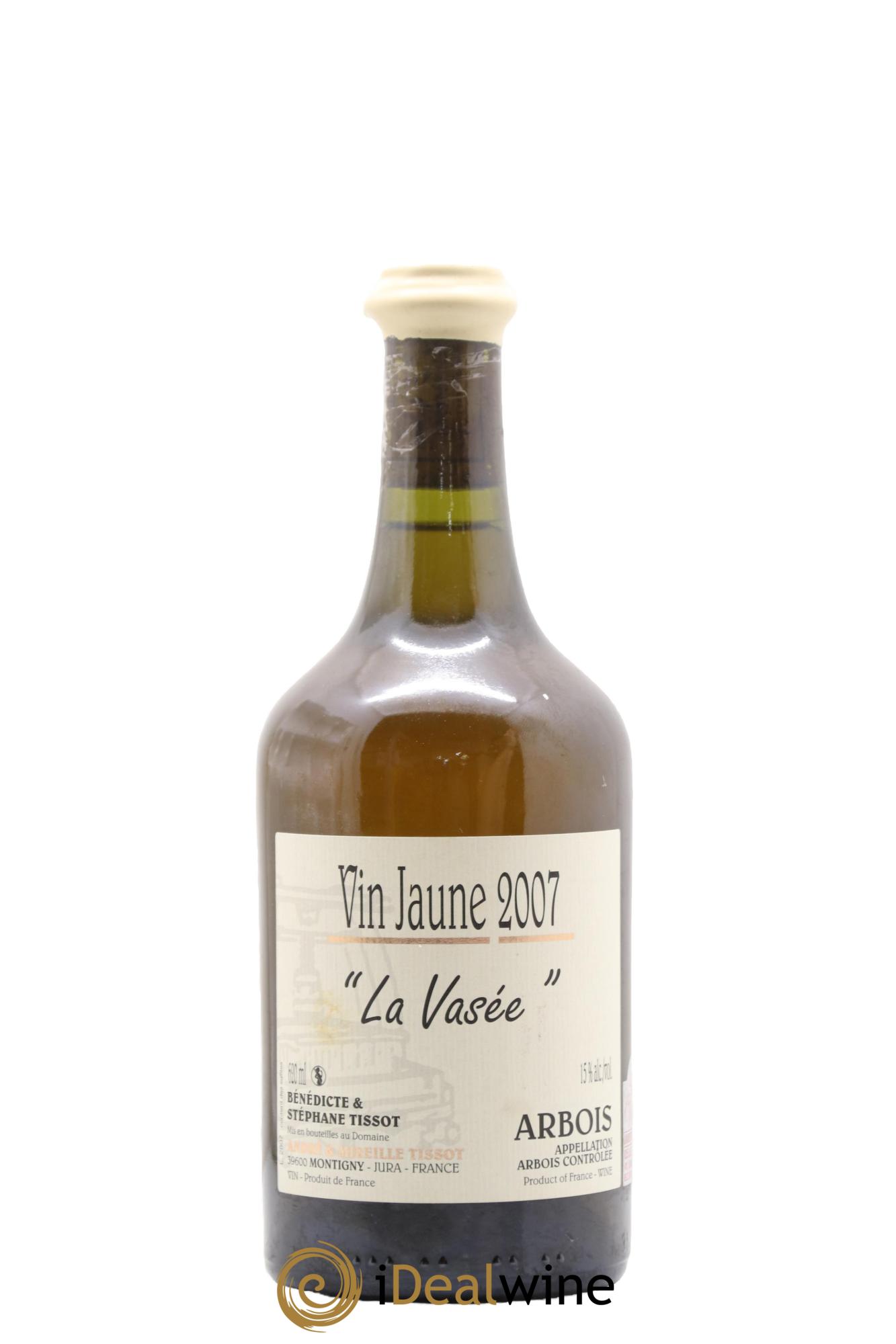 Arbois Vin jaune La Vasée Bénédicte et Stéphane Tissot  2007 - Lot of 1 Clavelin - 0